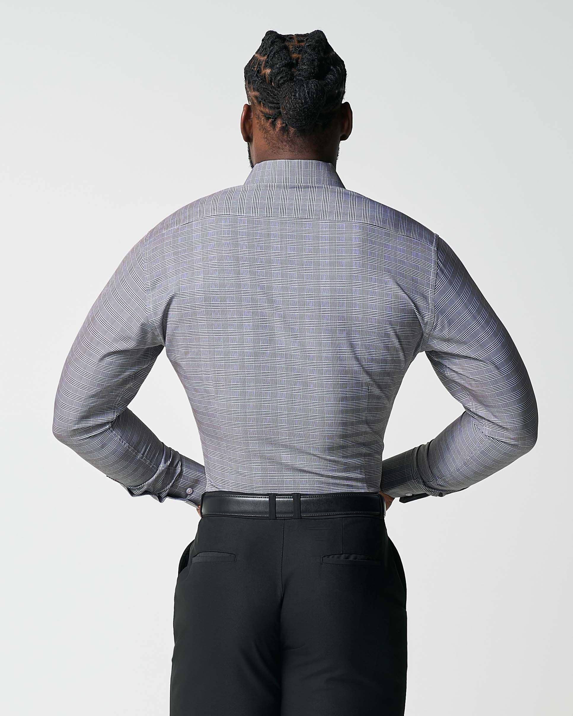"The Gunnar" Grey and Black Plaid