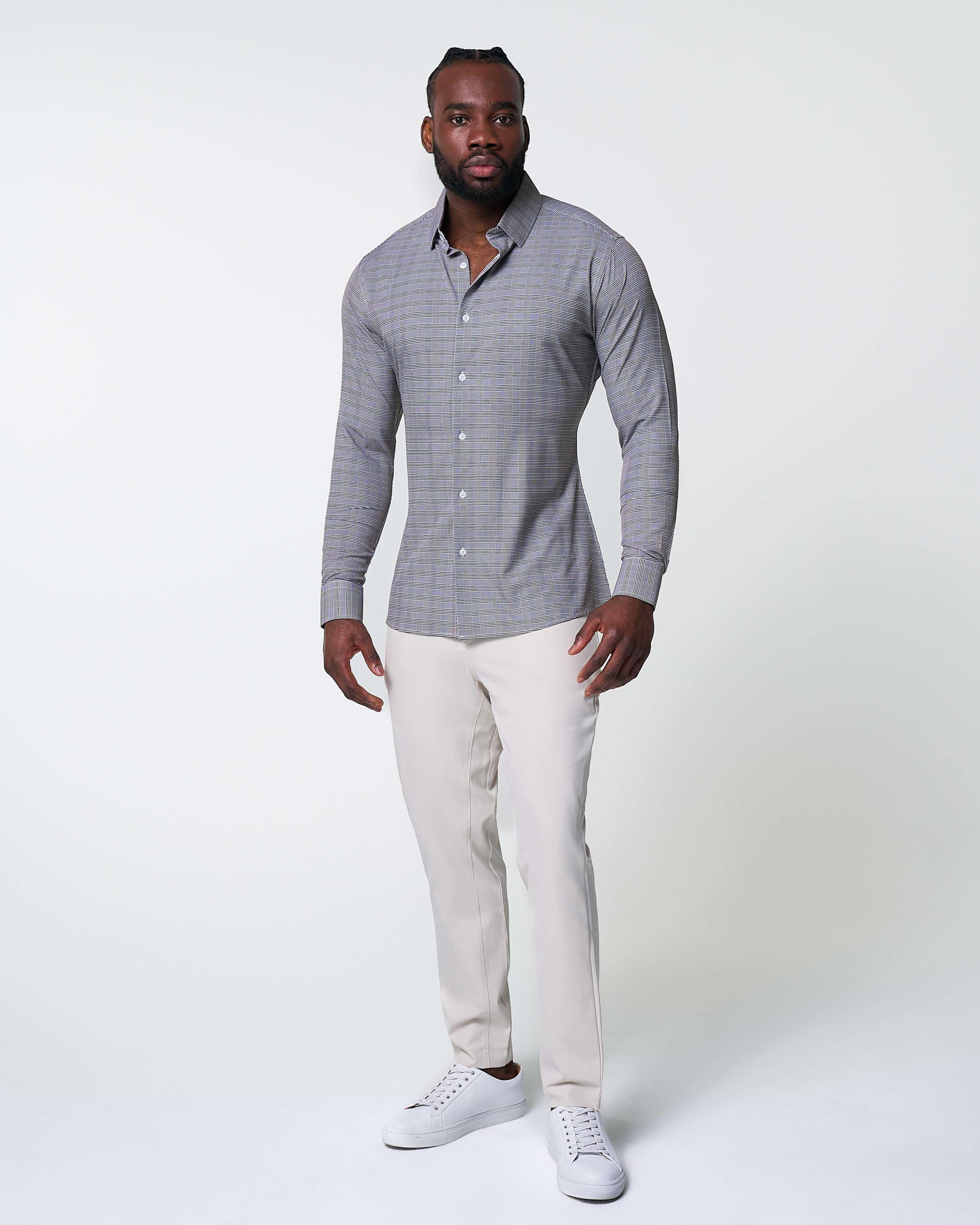 "The Gunnar" Grey and Black Plaid