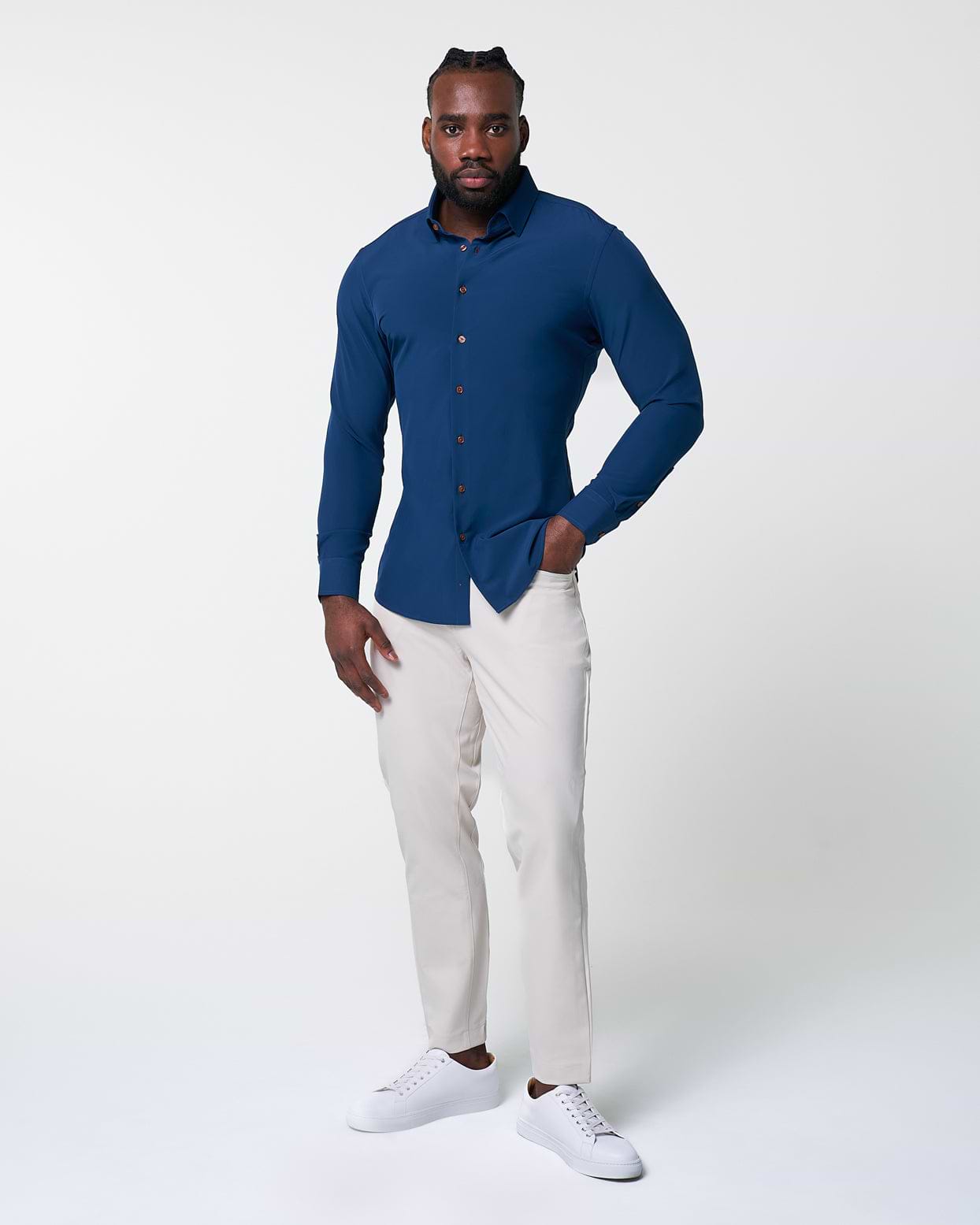 "The Howard" Solid Navy