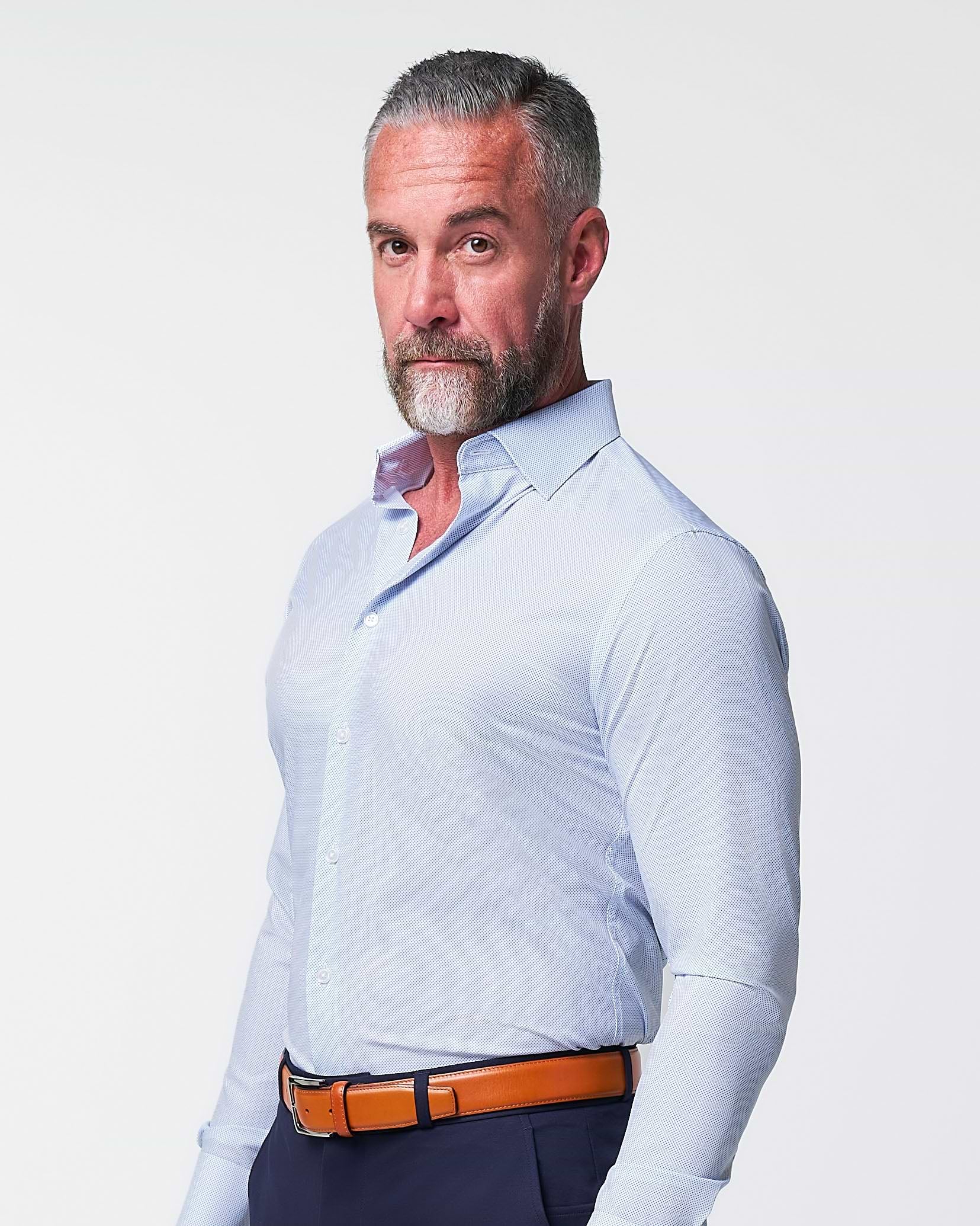 "The Jameson" Mini Navy Dot Print