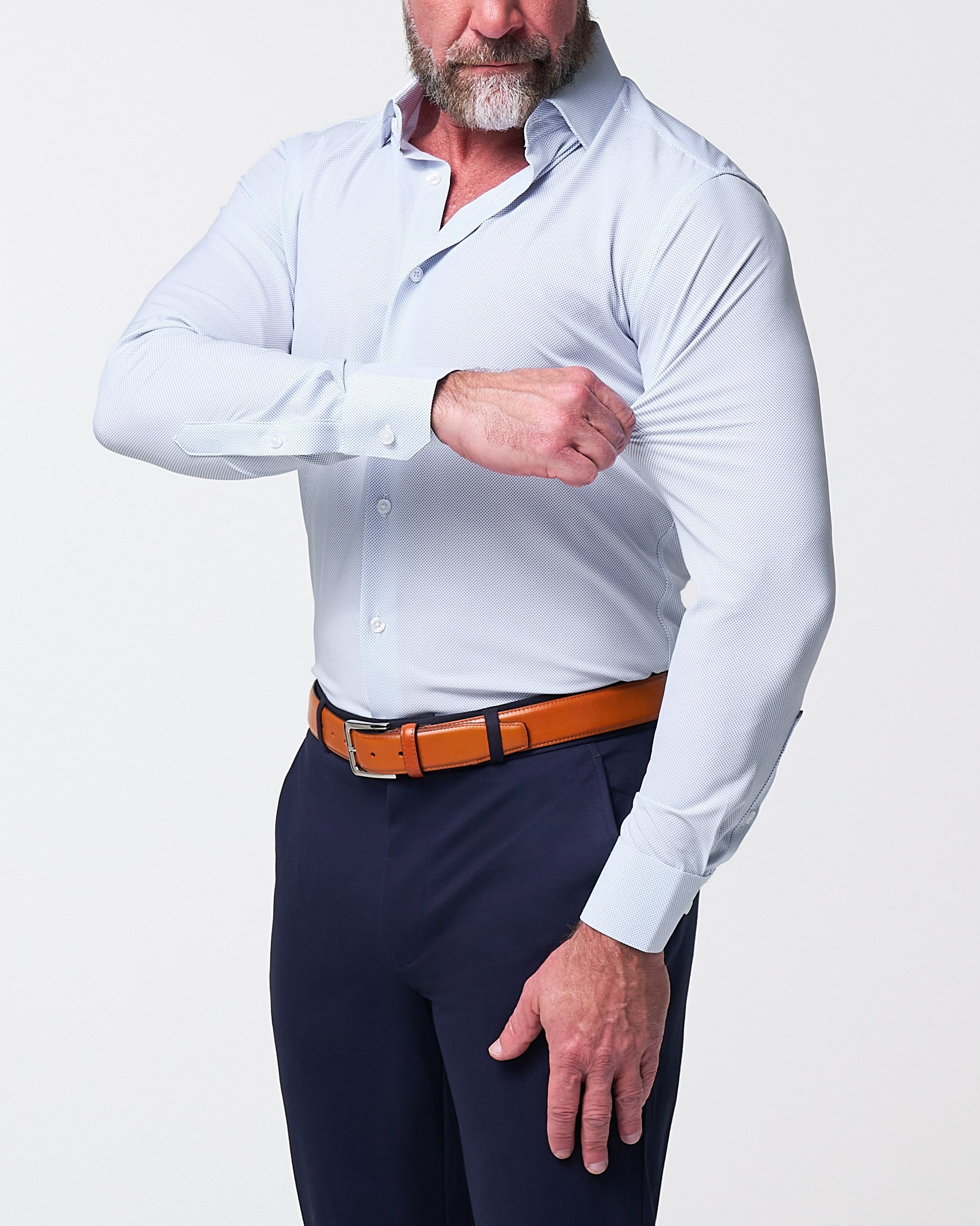 "The Jameson" Mini Navy Dot - Classic Fit