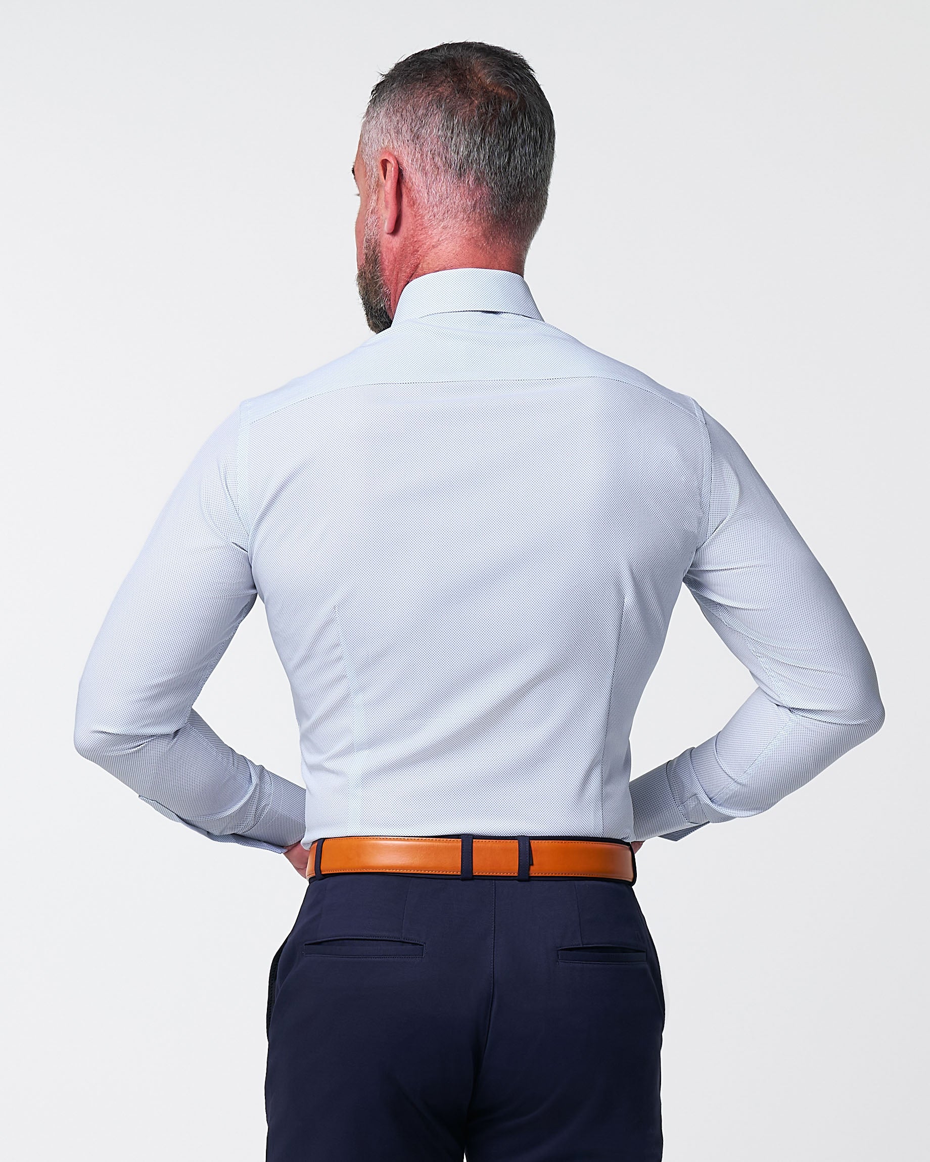 "The Jameson" Mini Navy Dot Print