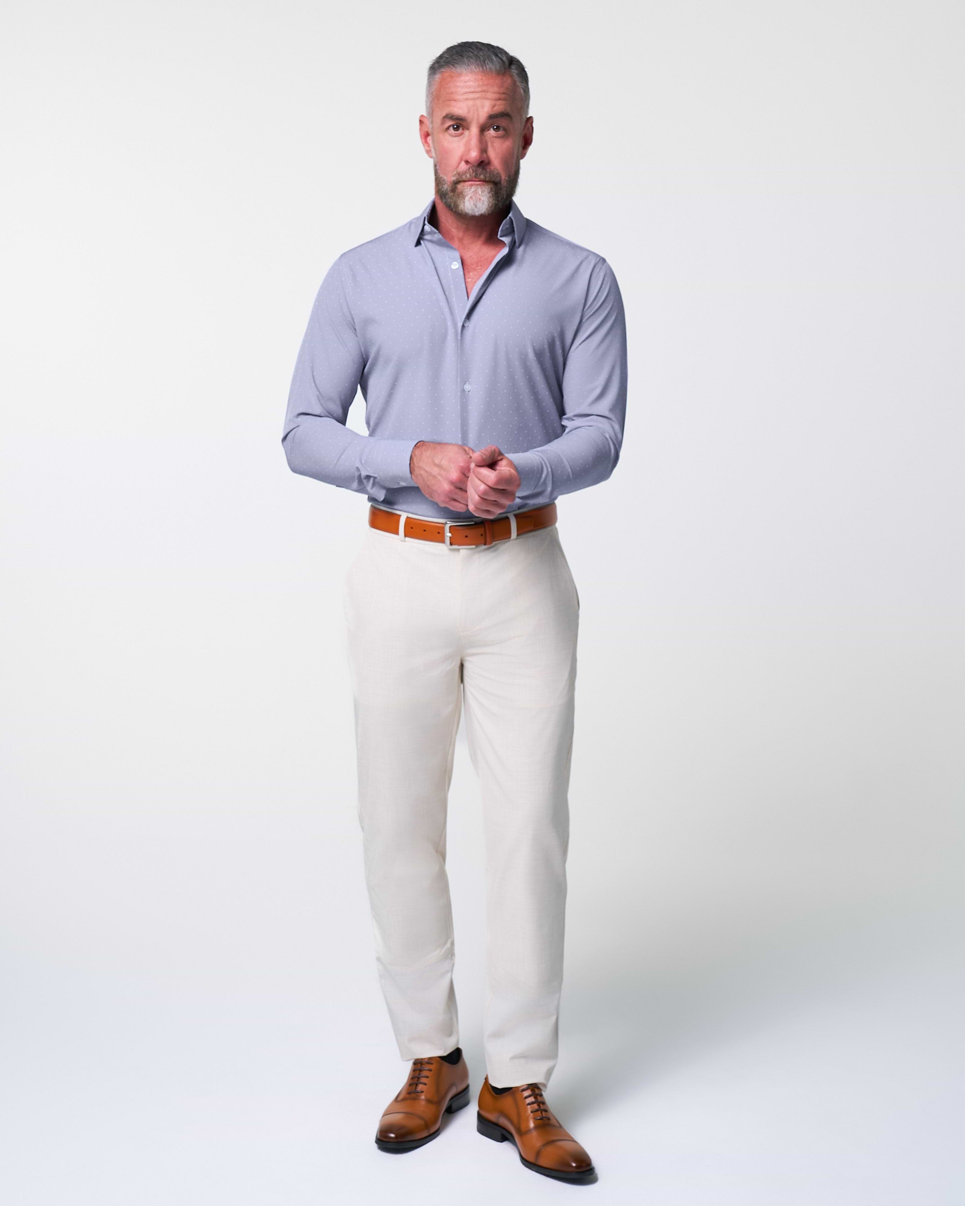 "The Lambert" Blue with White Dots
