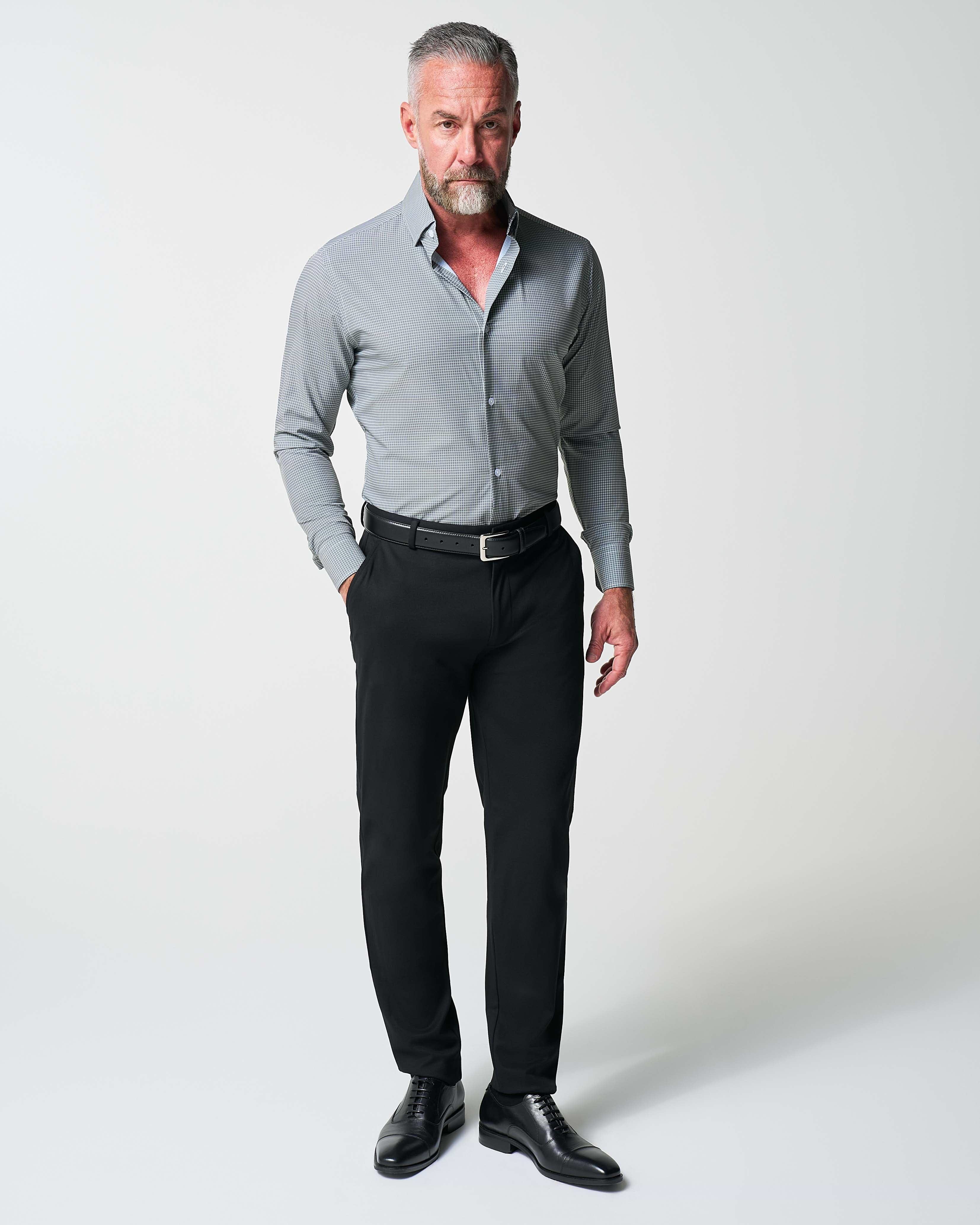 "The La Porta" Green, White, & Black Mini Double Check