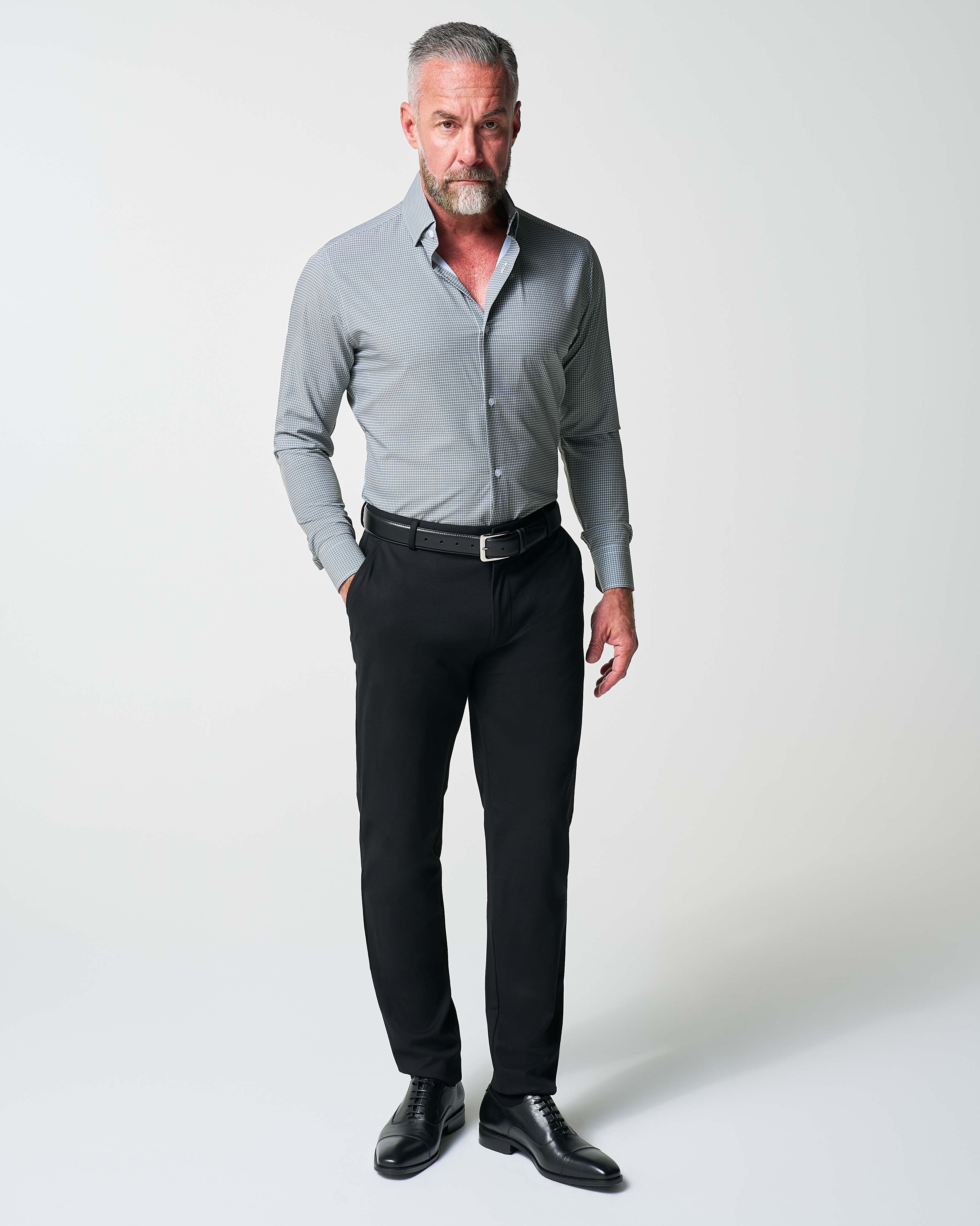 "The La Porta" Green, White, & Black Mini Double Check