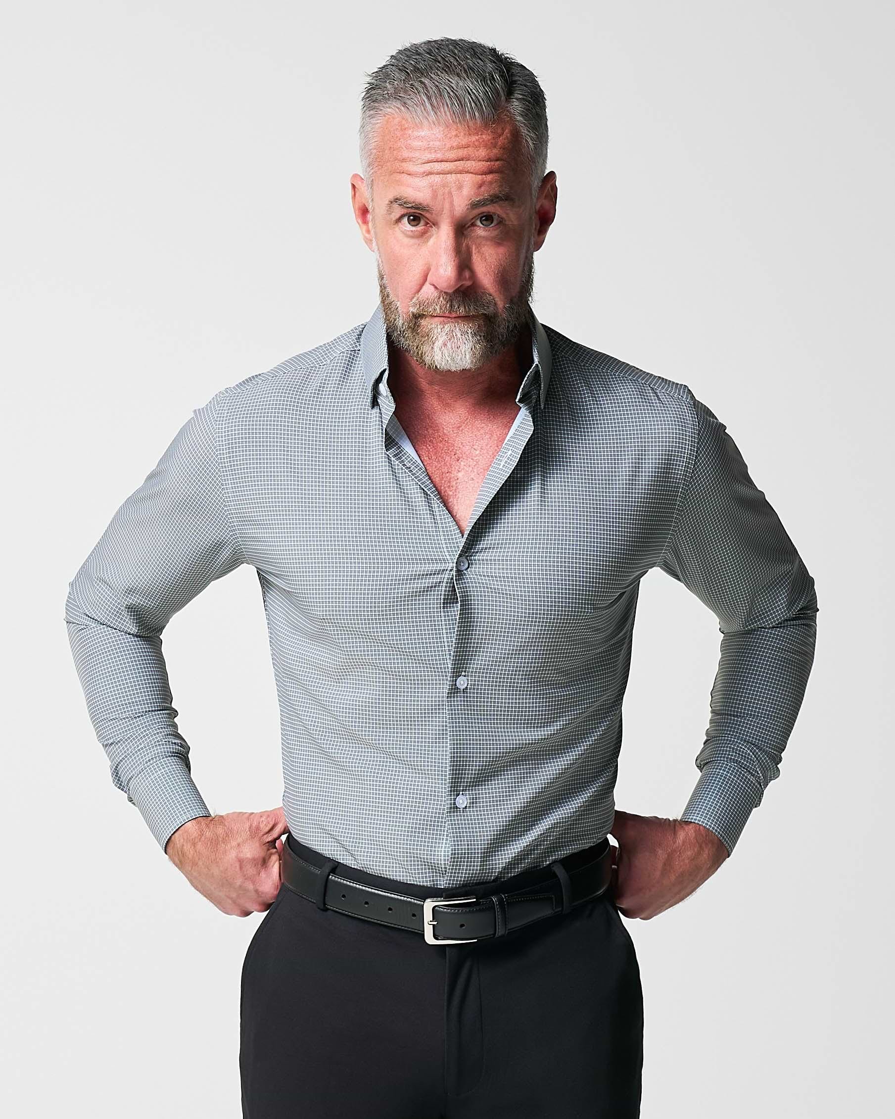 "The La Porta" Green, White, & Black Mini Double Check