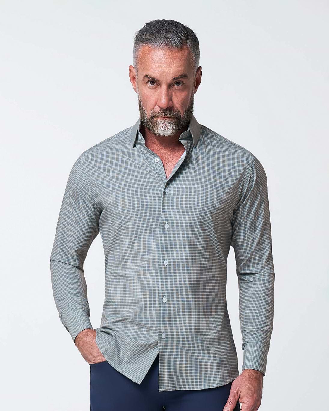 "The La Porta" Green, White, & Black Mini Double Check