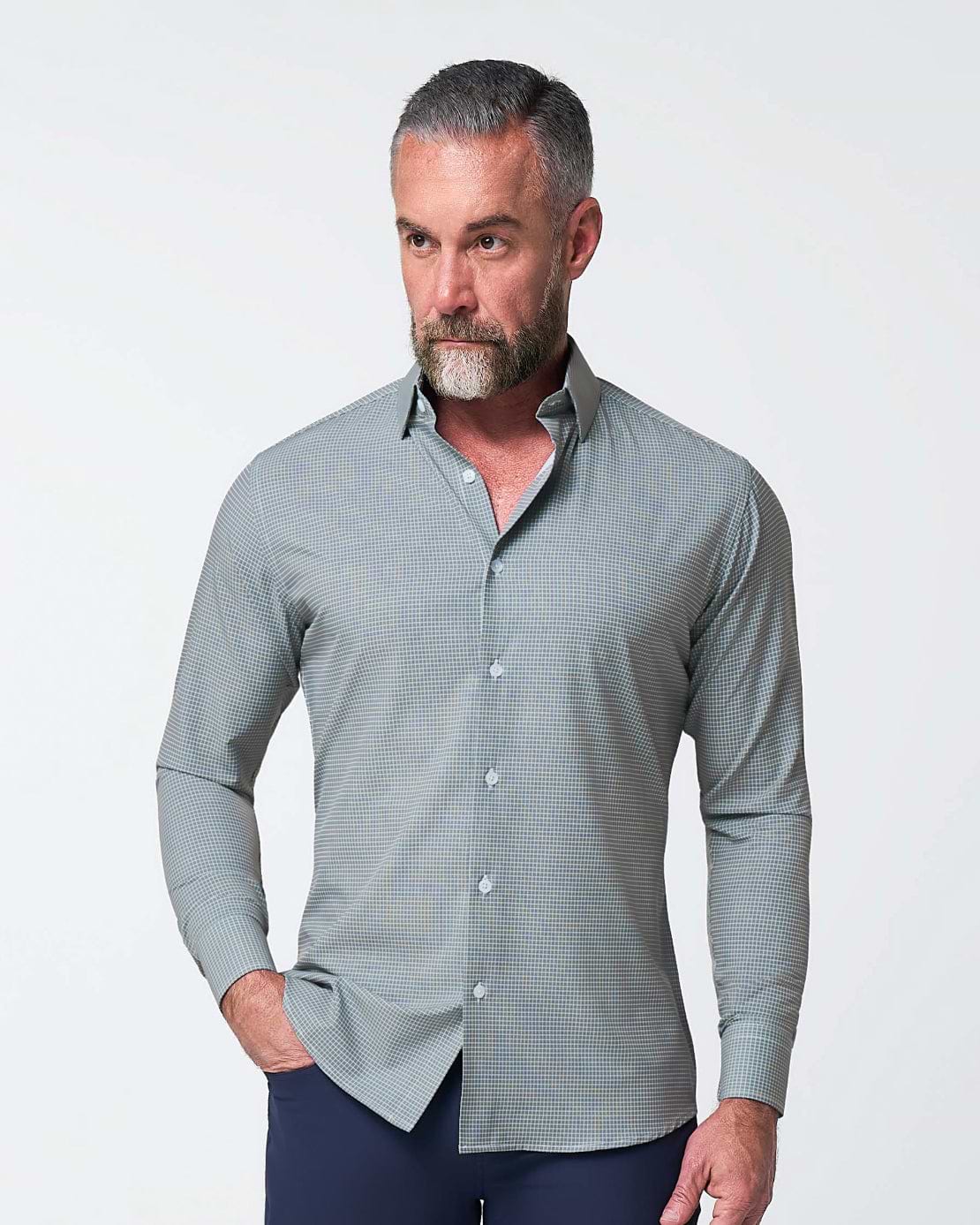 "The La Porta" Green, White, & Black Mini Double Check