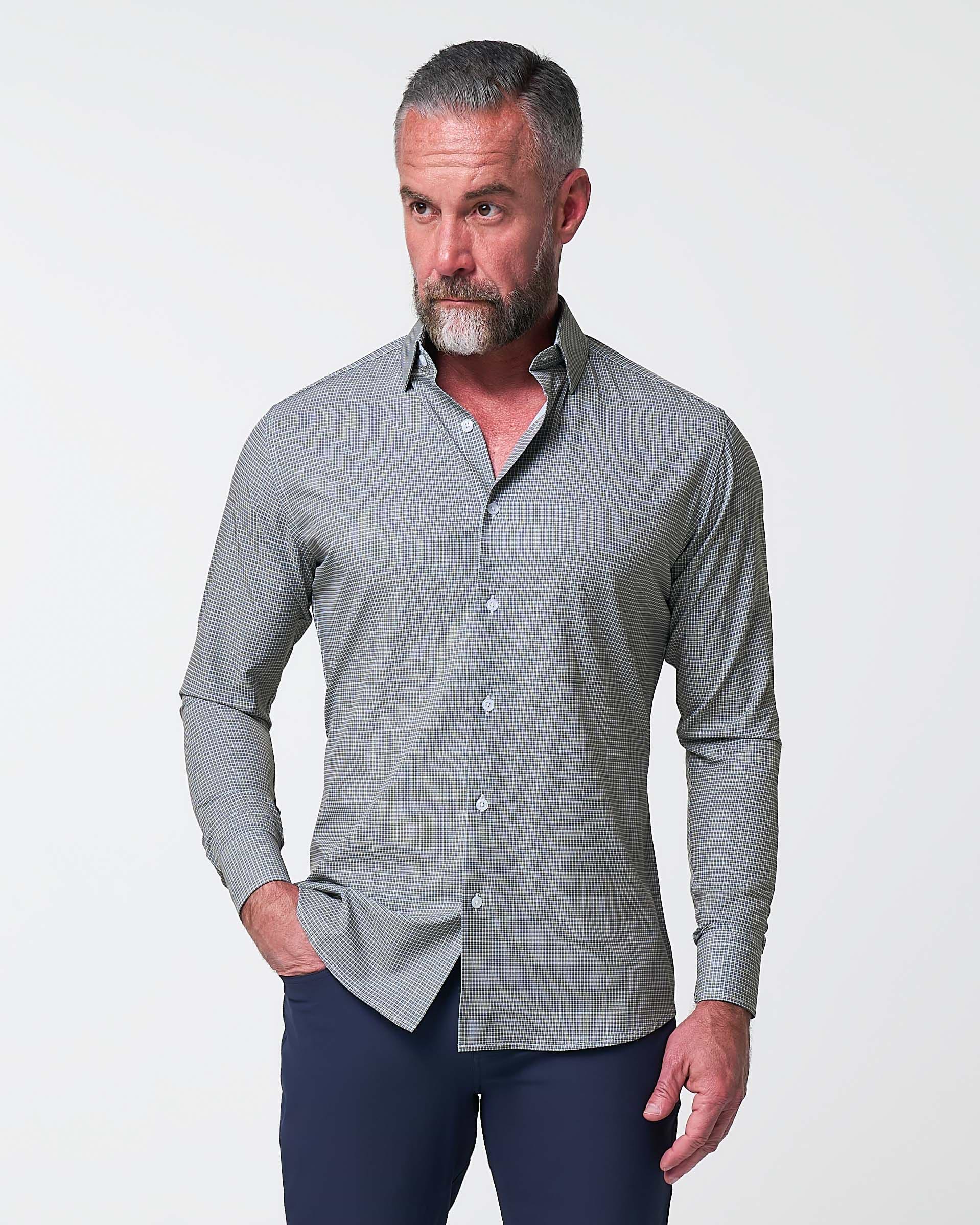 "The La Porta" Green, White, & Black Mini Double Check