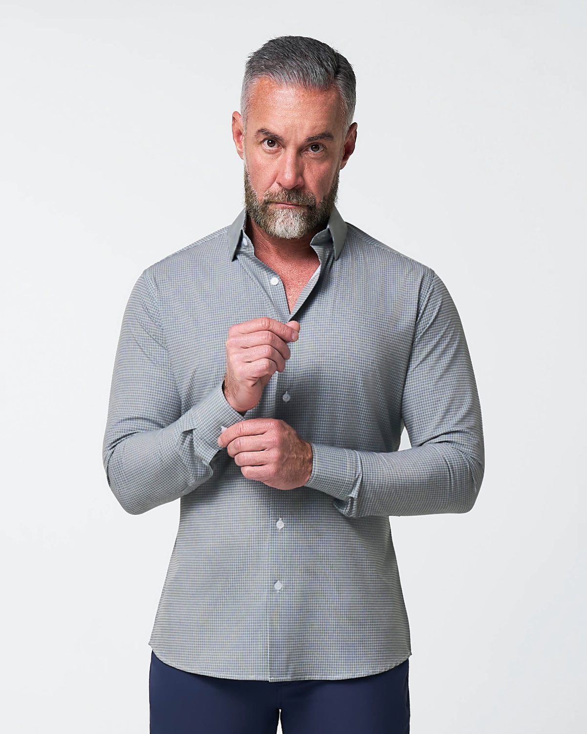 "The La Porta" Green, White, & Black Mini Double Check