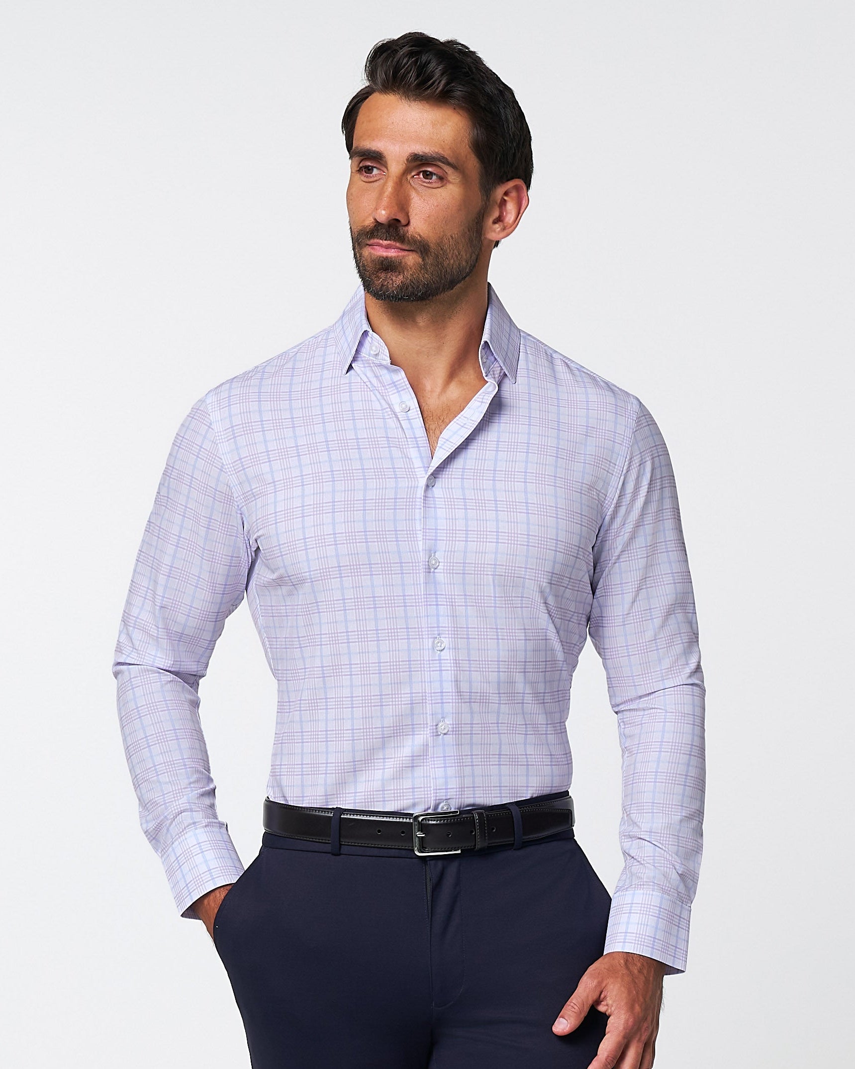 "The Lavender" Light & Dark Purple Plaid