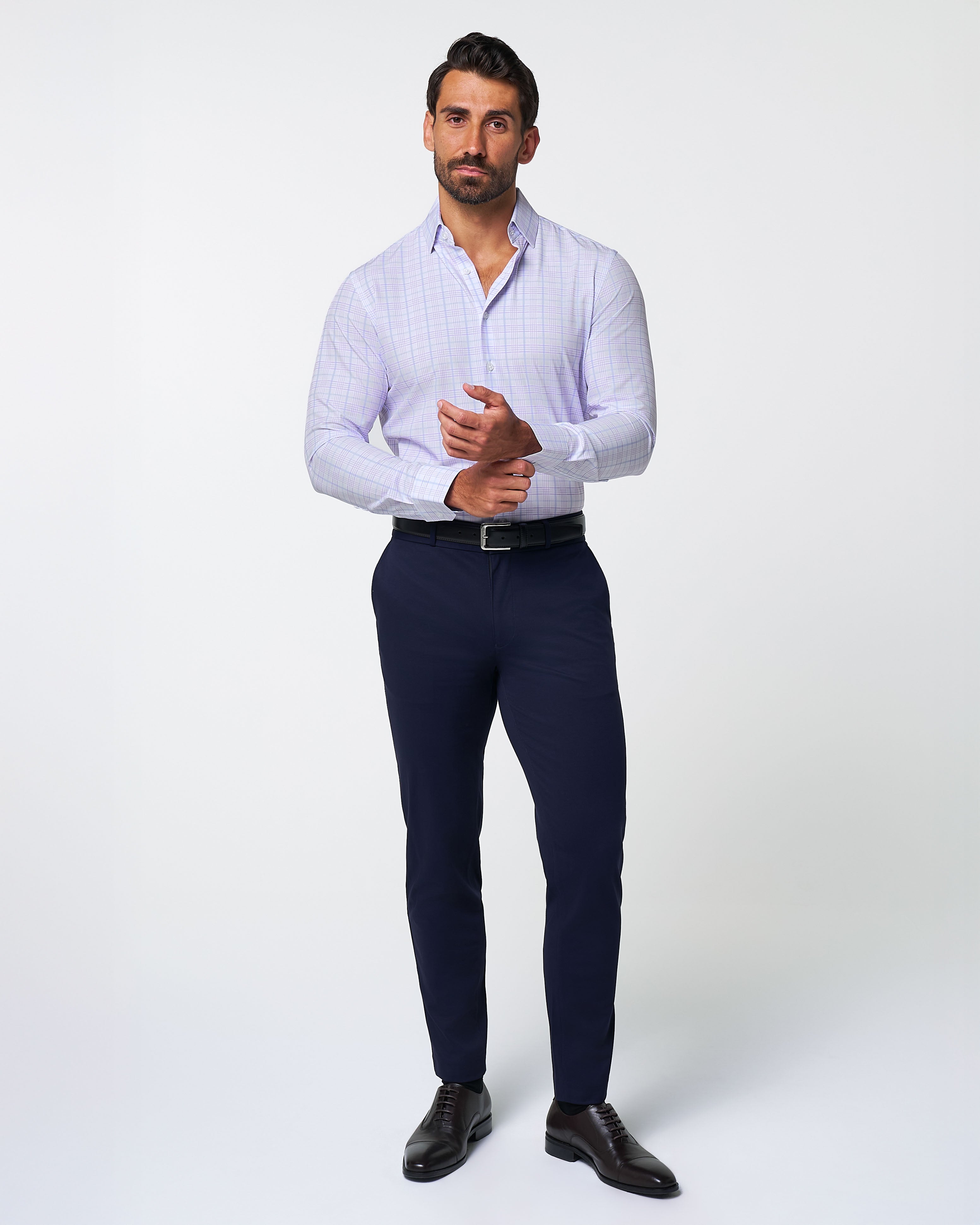 "The Lavender" Light & Dark Purple Plaid