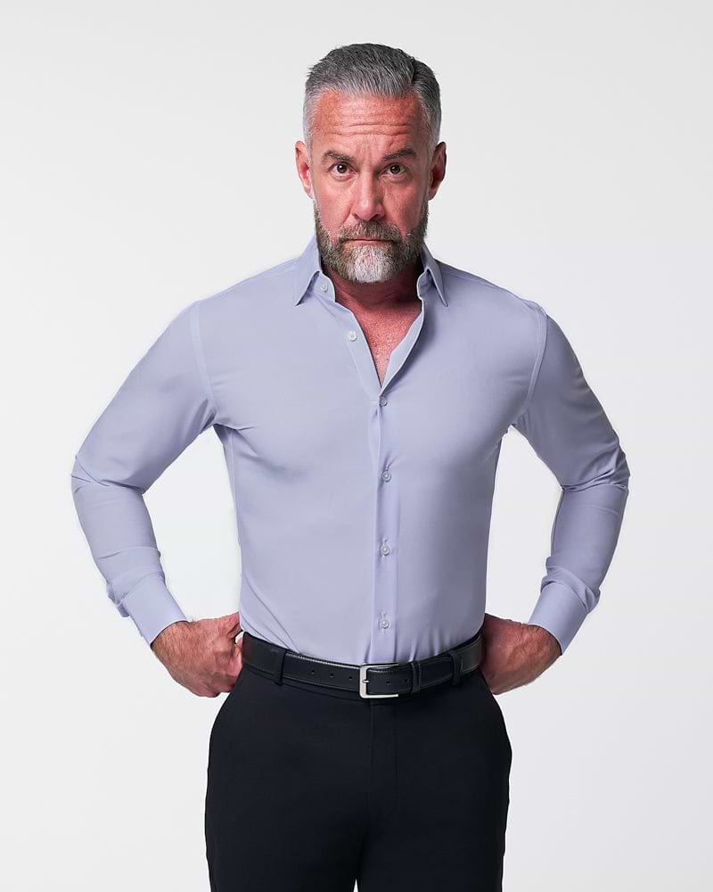 ''The Melrose" Light Purple Weave - Classic Fit