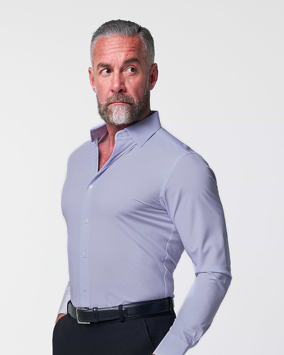 ''The Melrose" Light Purple Weave - Classic Fit