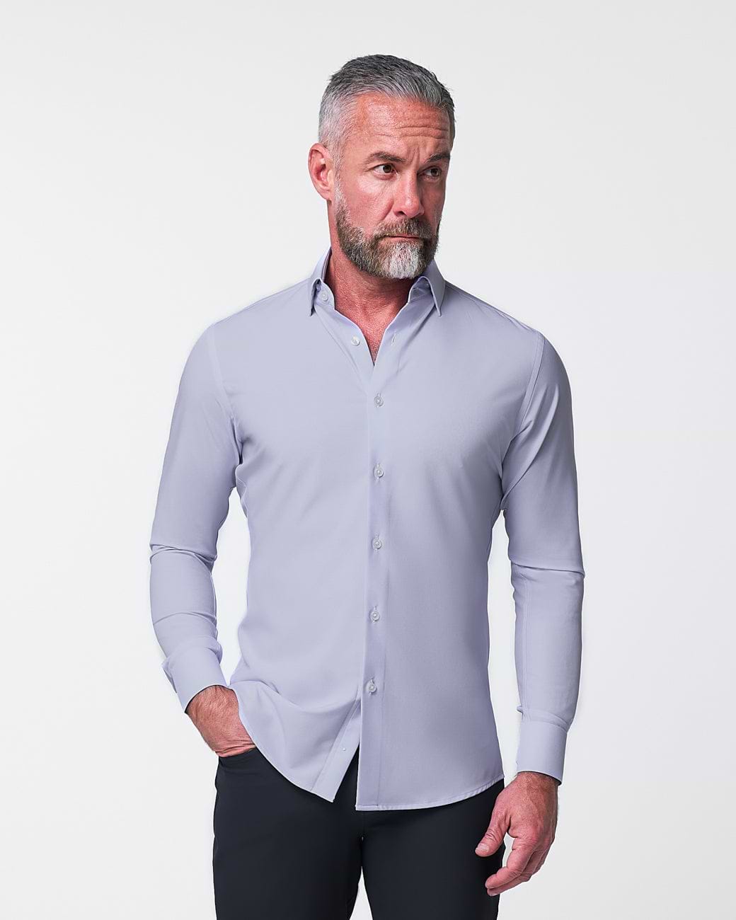 ''The Melrose" Light Purple Weave - Classic Fit