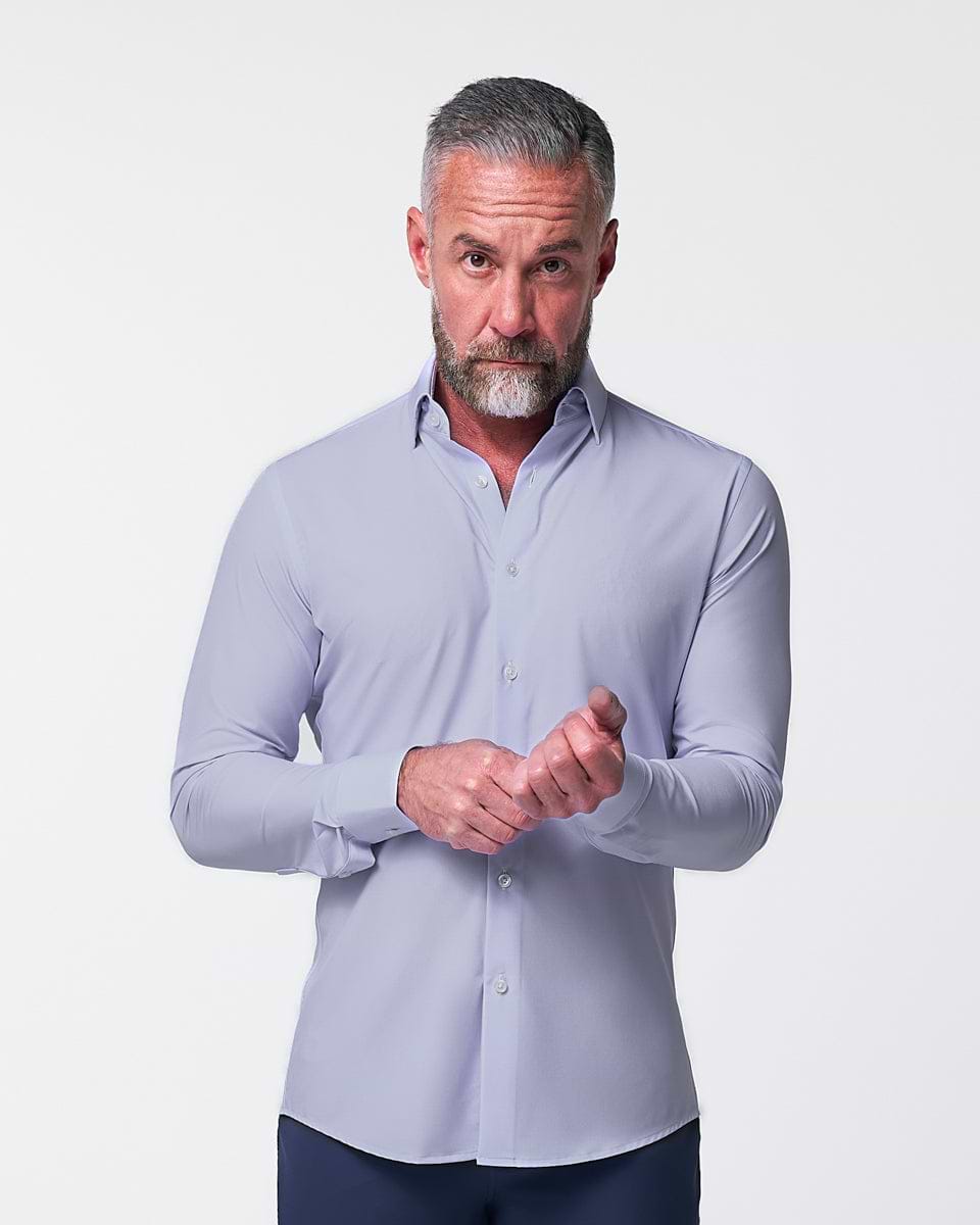 ''The Melrose" Light Purple Weave - Classic Fit