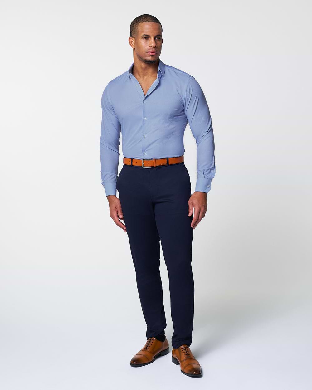 "The Morrison" Blue & White Mini Pattern