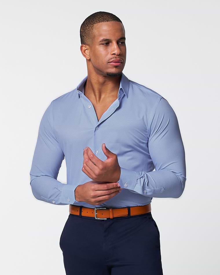 "The Morrison" Blue & White Mini Pattern