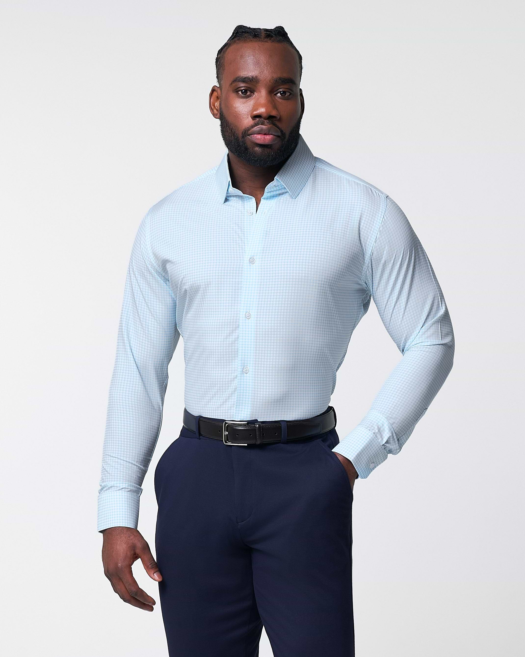 "The Nash" Baby Blue Gingham