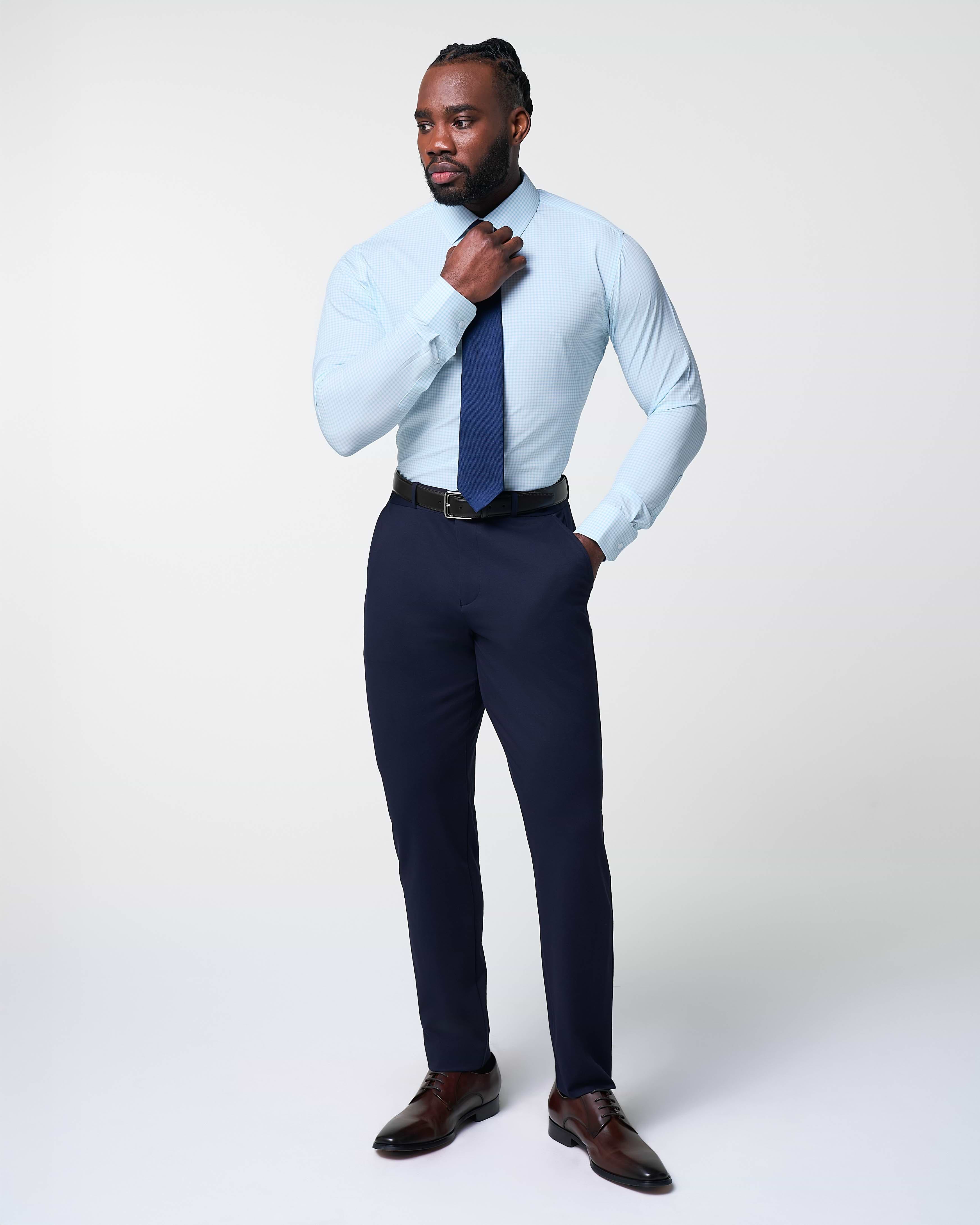 "The Nash" Baby Blue Gingham