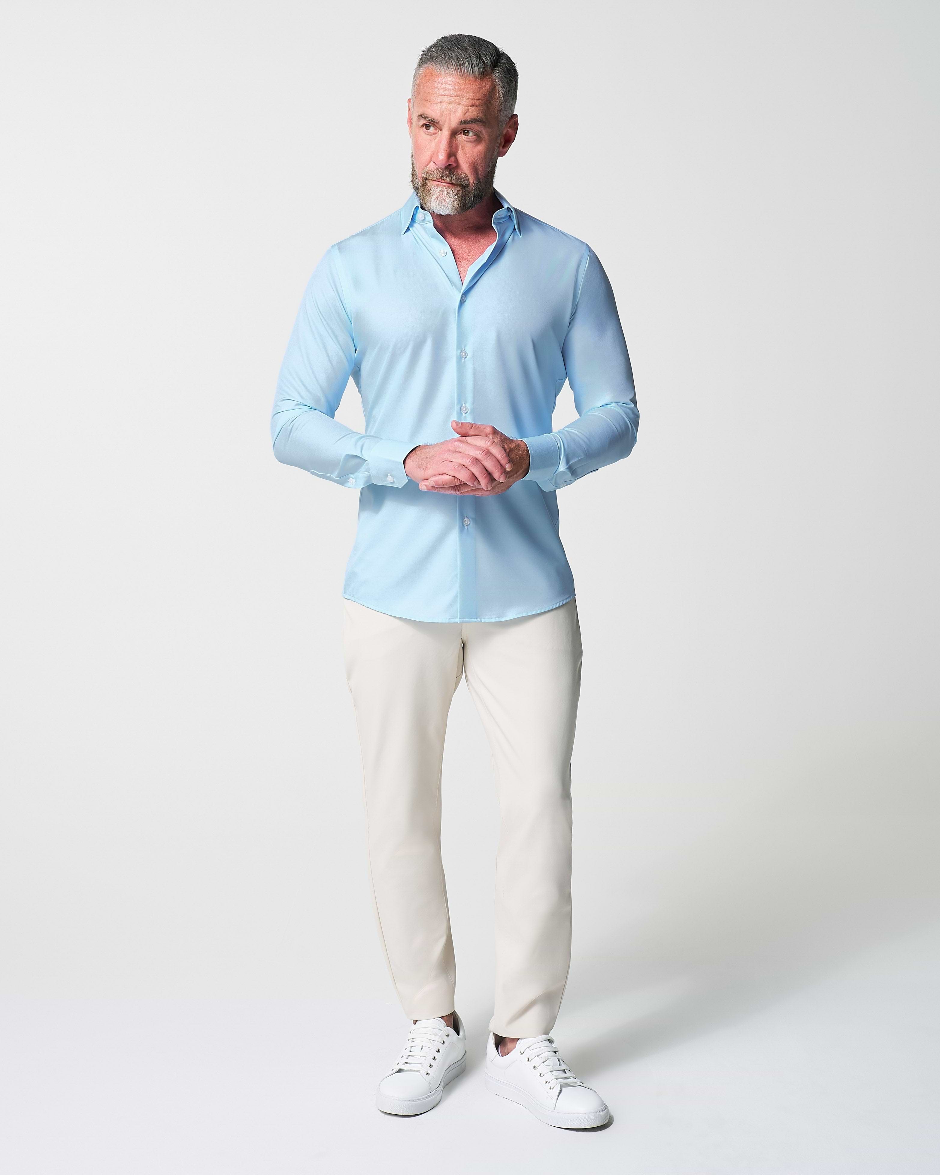 "The Peter" Light Blue Weave