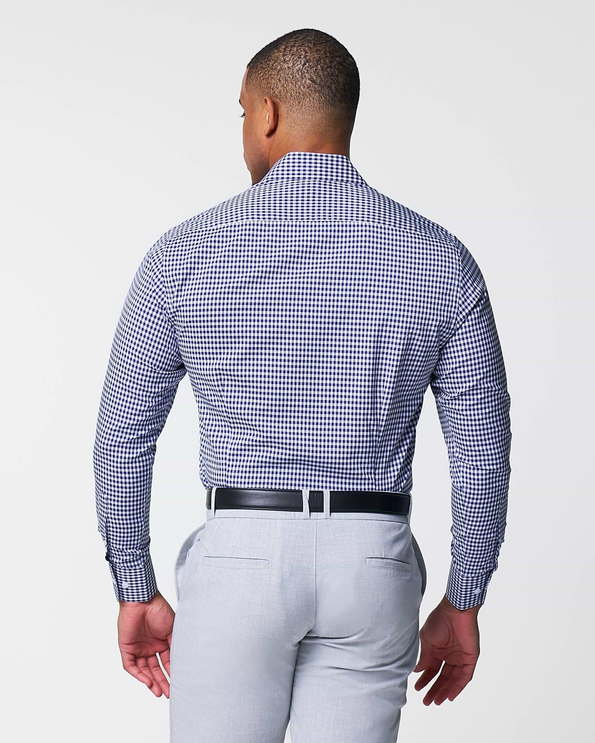 "The Rooney" Navy Gingham