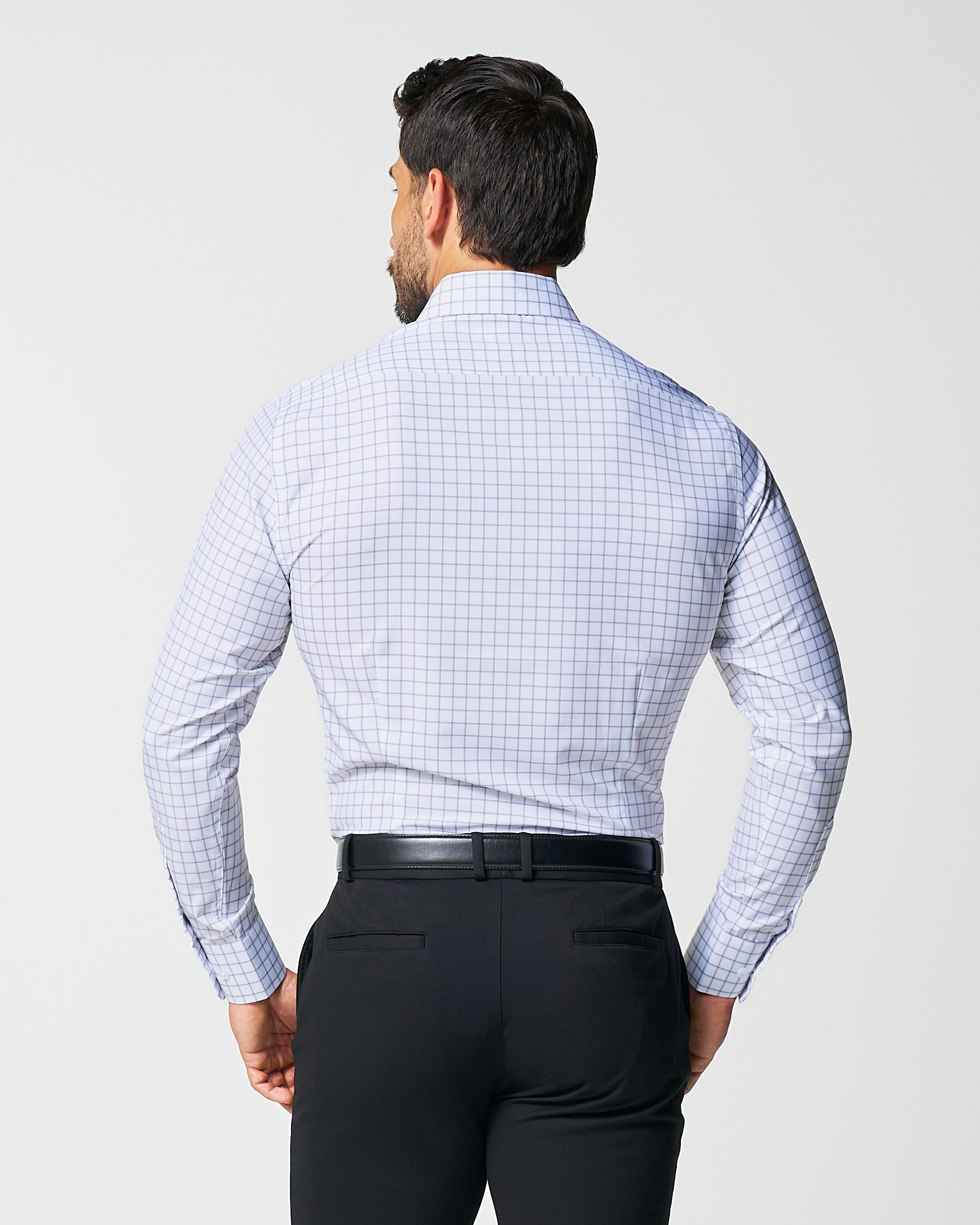 "The Scottie" Grey & White Windowpane