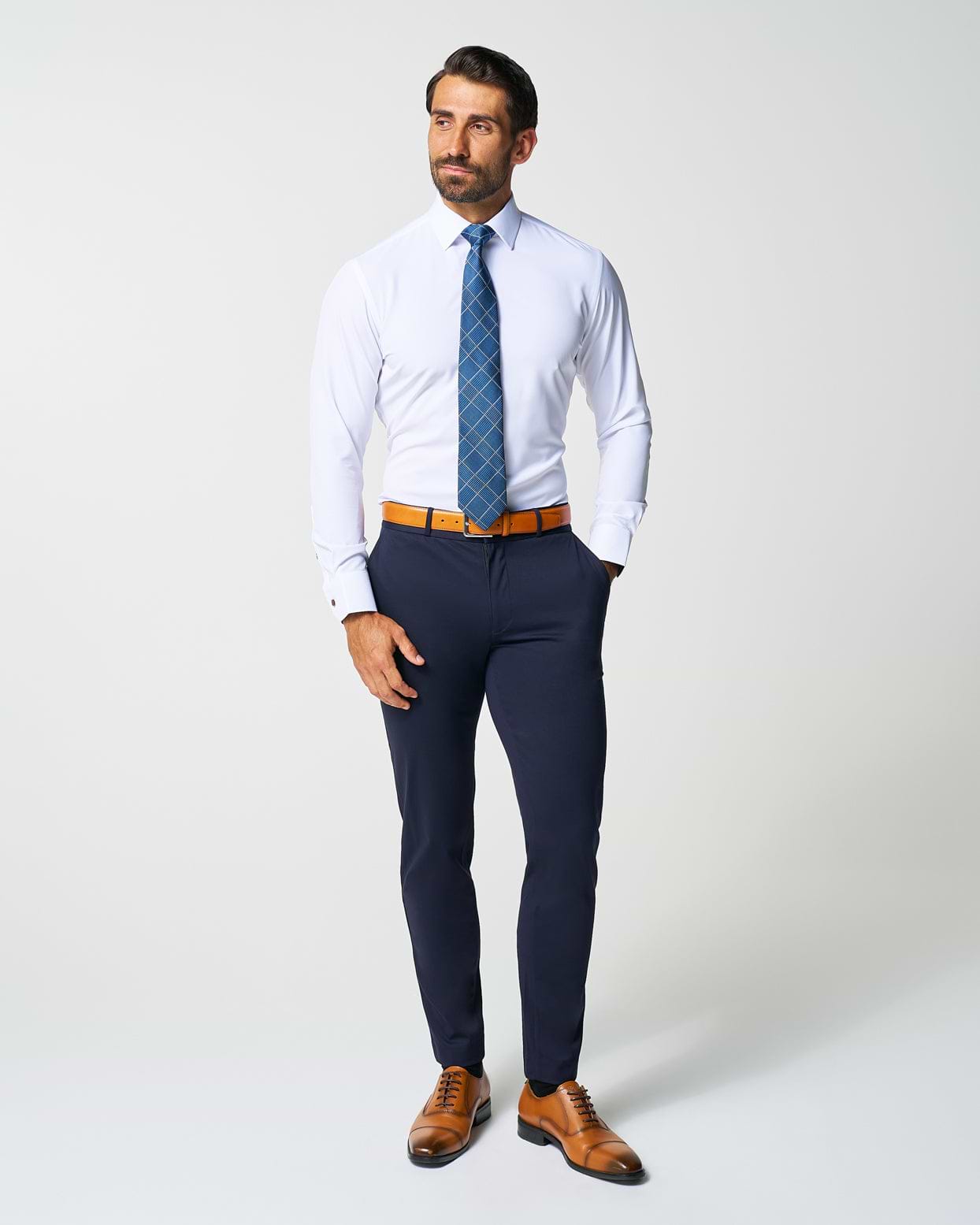 "The Springer" Limited Edition: White with Navy Accents