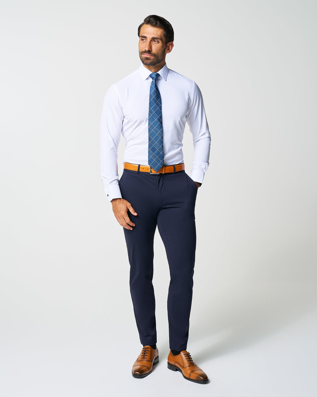 "The Springer" Limited Edition: White with Navy Accents