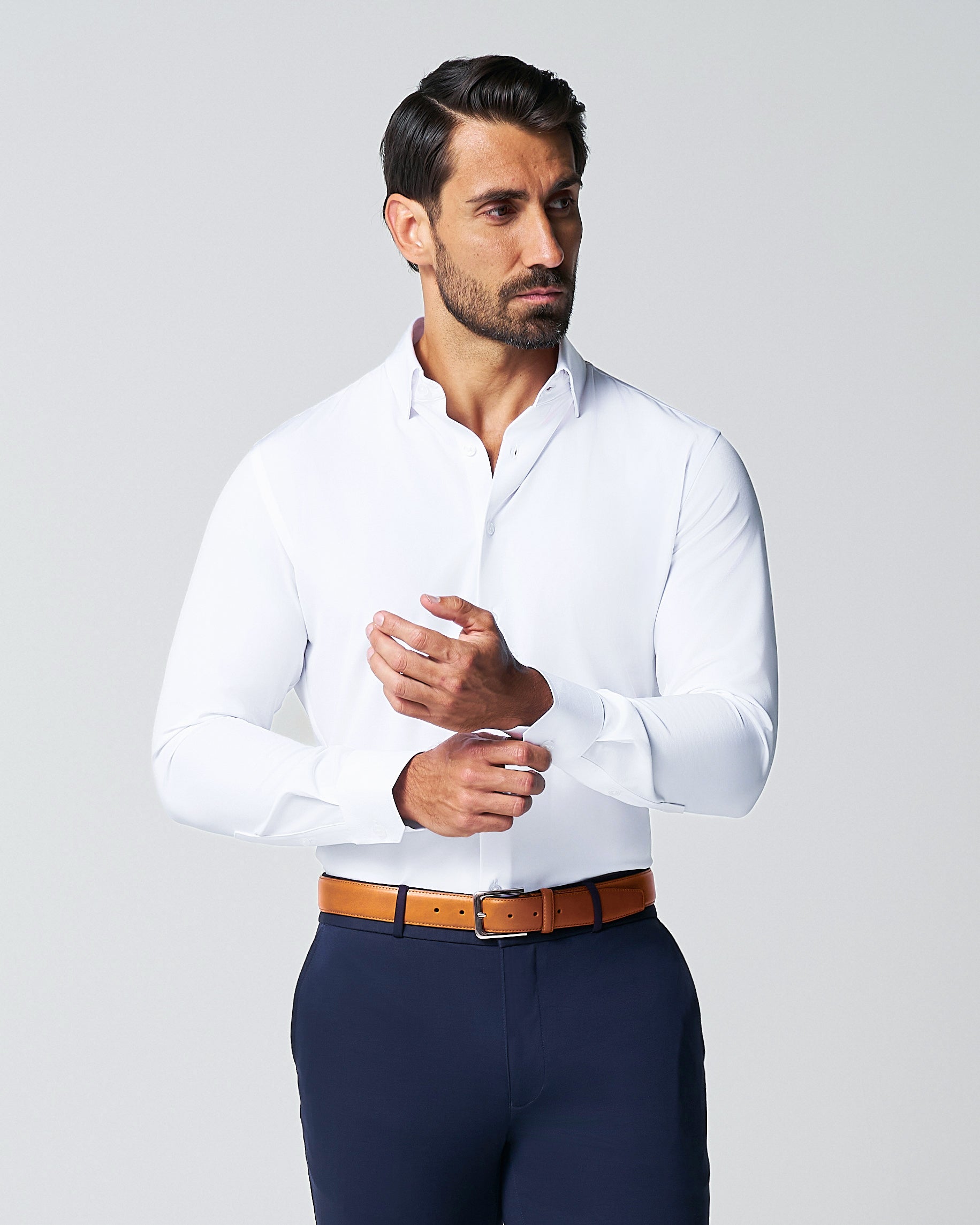 "The Springer" Solid White - Classic Fit