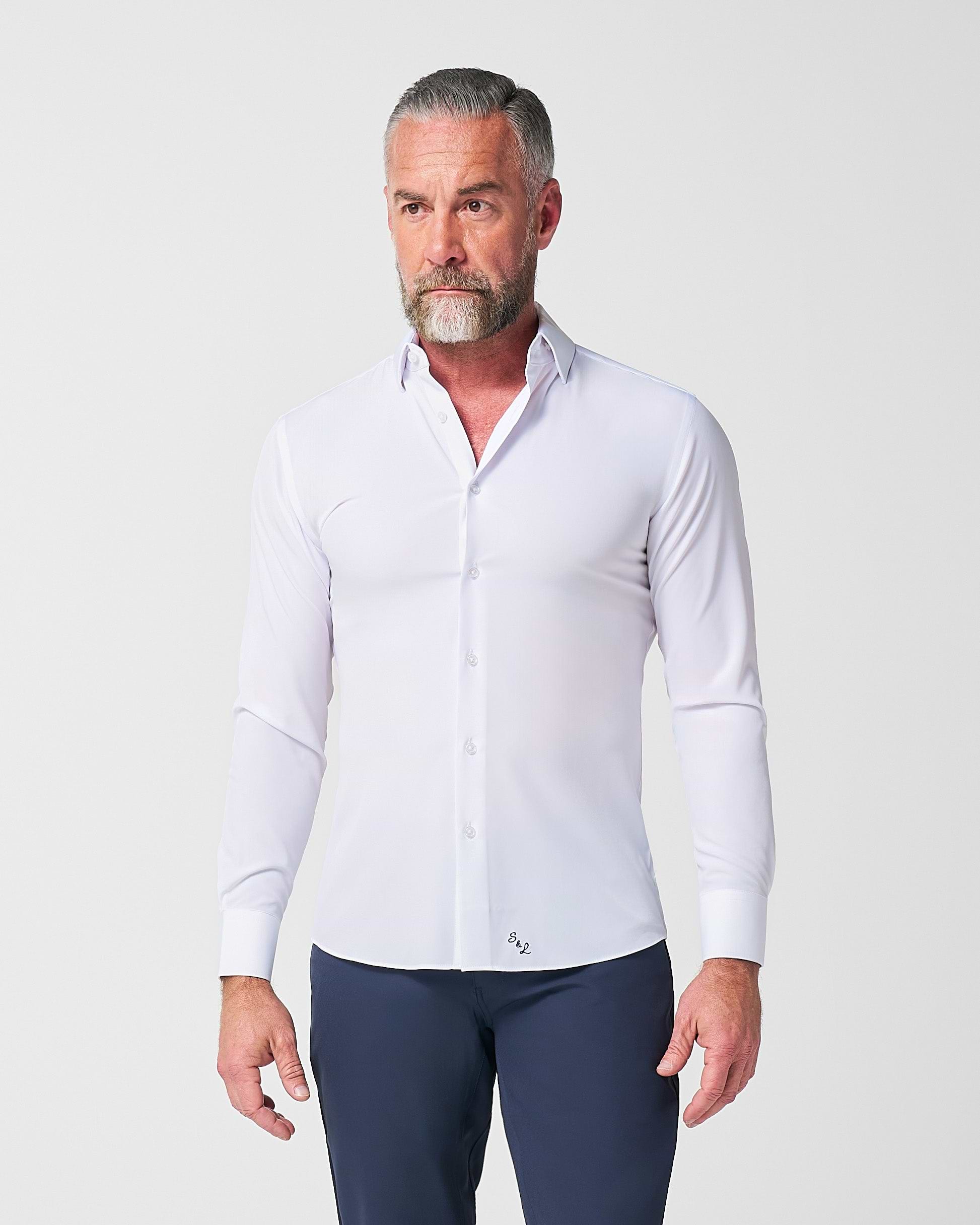 "The Everest" Winter-Weight Solid White