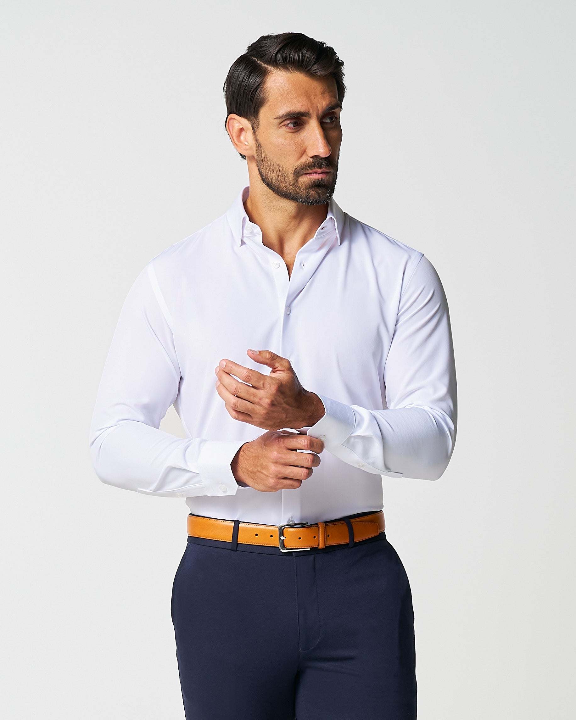 "The Everest" Winter-Weight Solid White