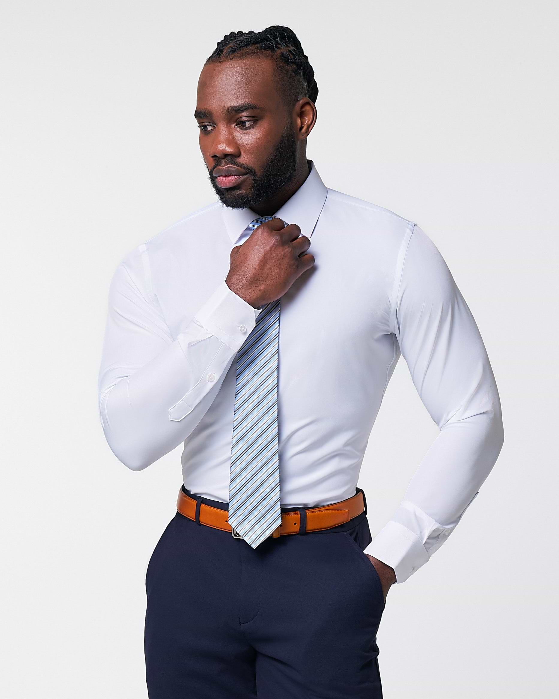 "The Everest" Winter-Weight Solid White