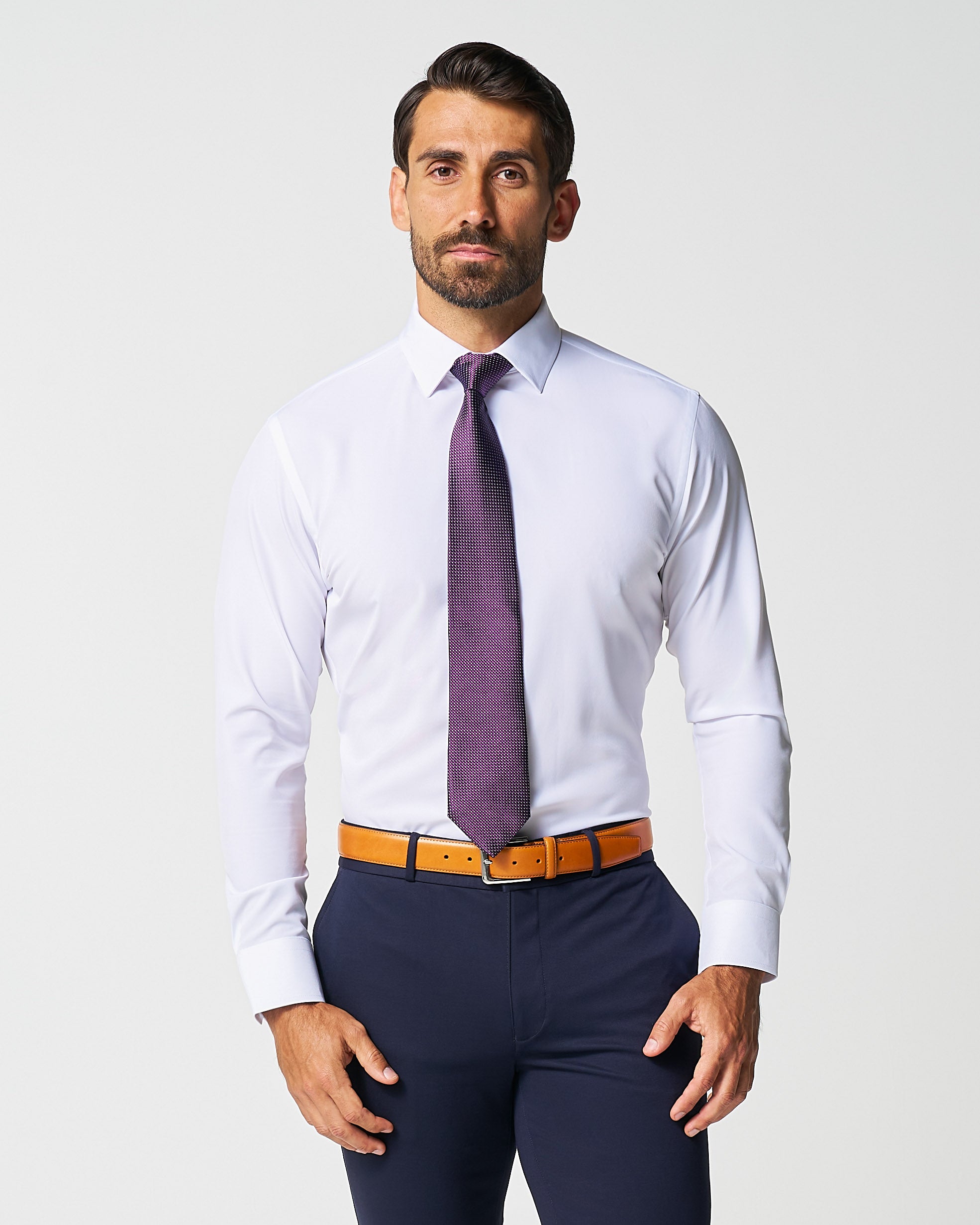 "The Everest" Winter-Weight Solid White