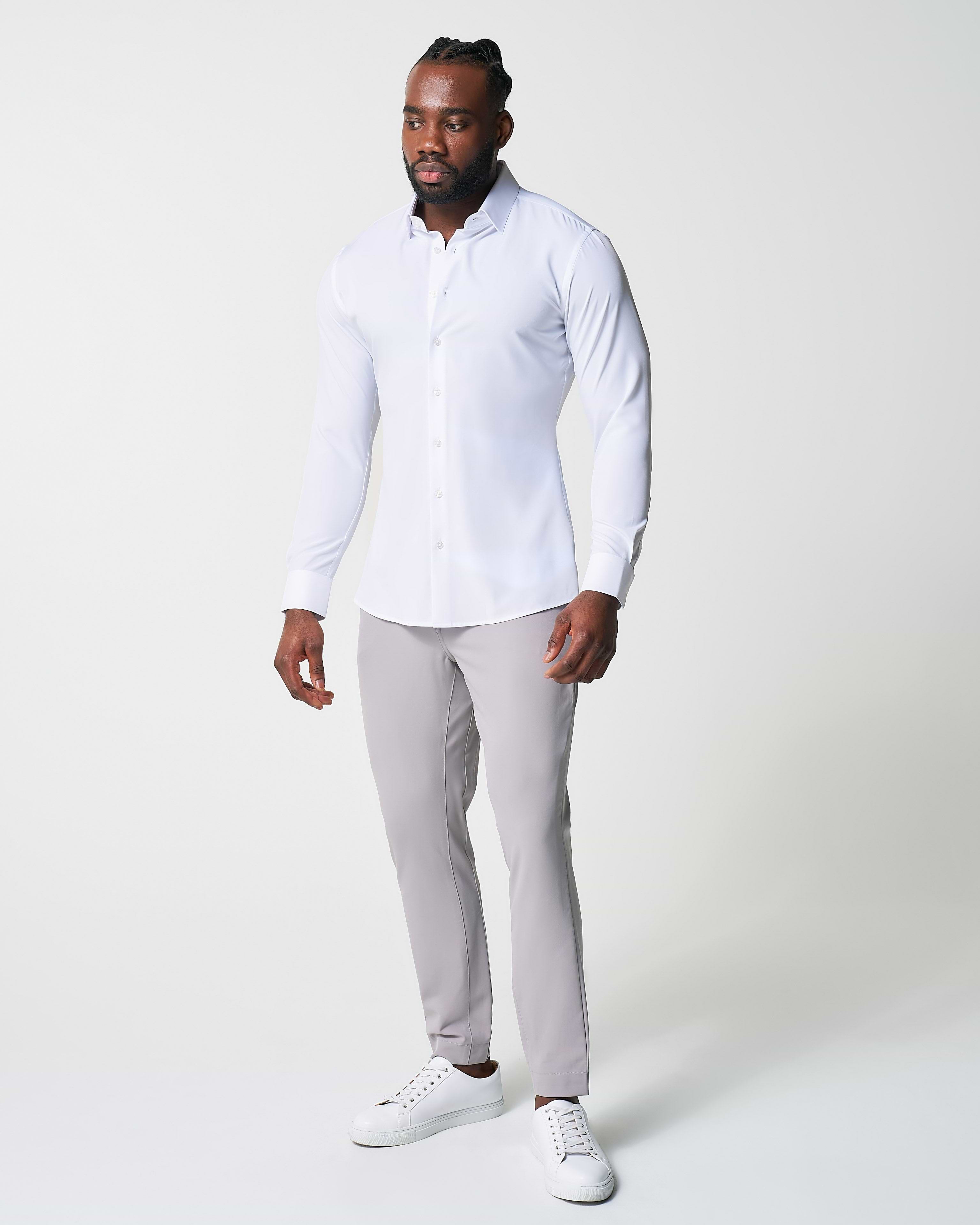 "The Everest" Winter-Weight Solid White