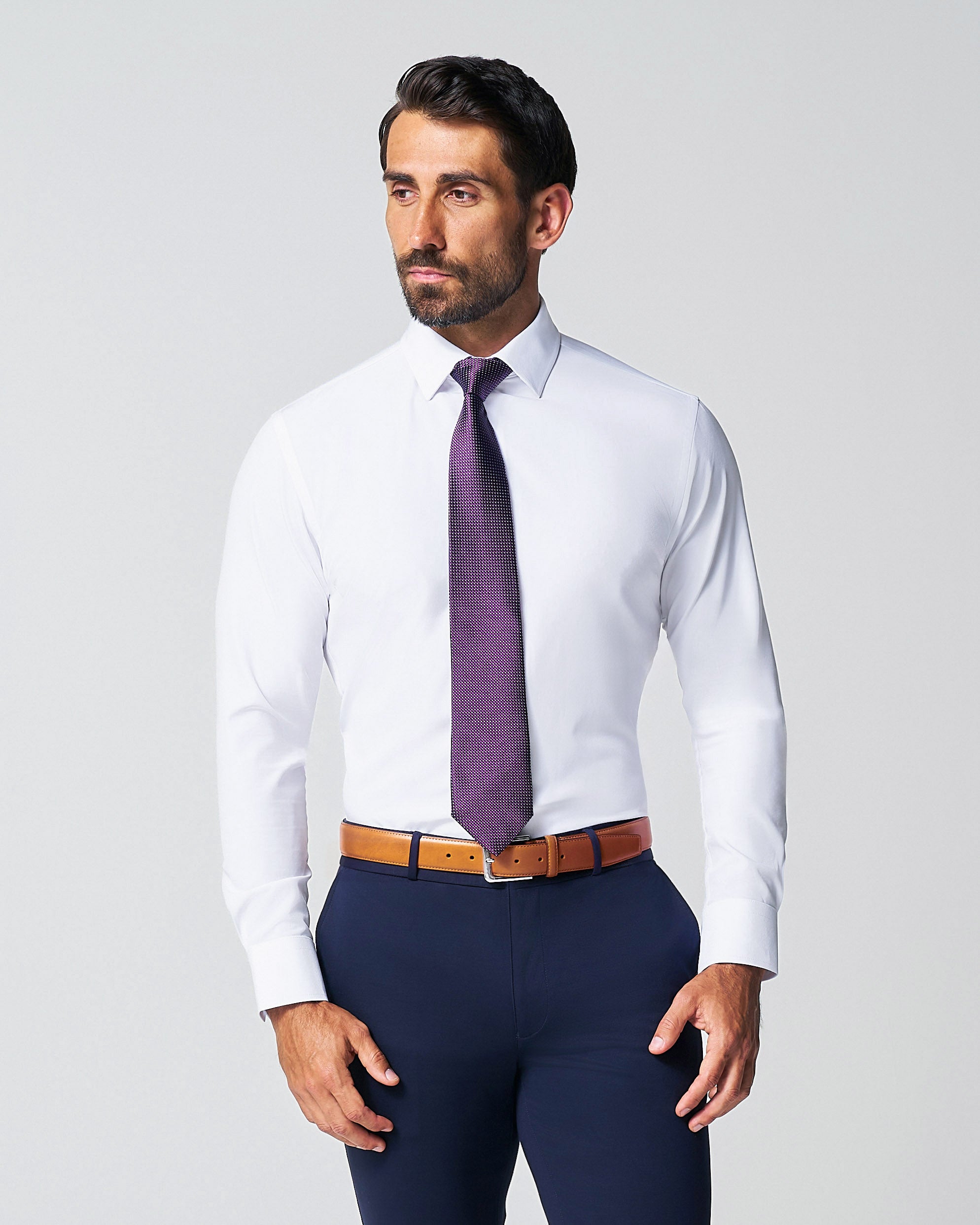 "The Springer" Solid White - Classic Fit