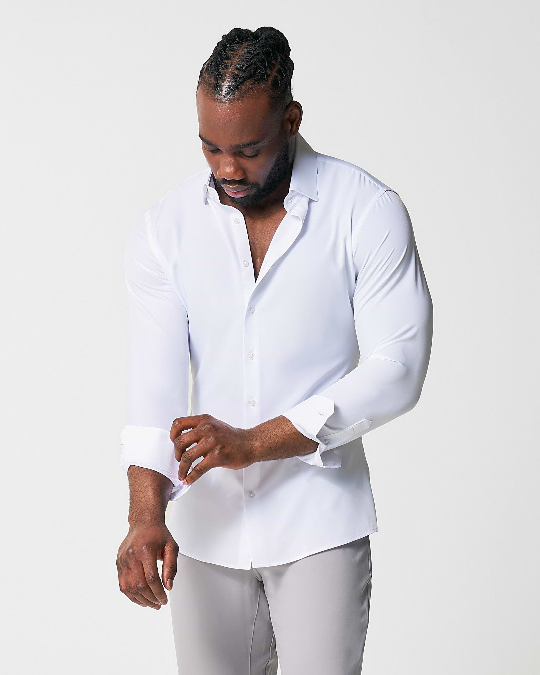 "The Everest" Winter-Weight Solid White