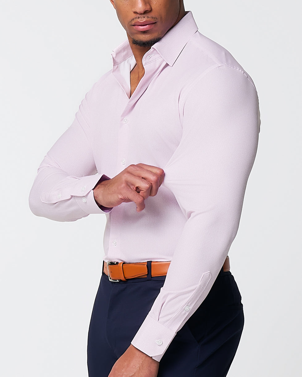 ''The Winchester" Pink Weave - Classic Fit