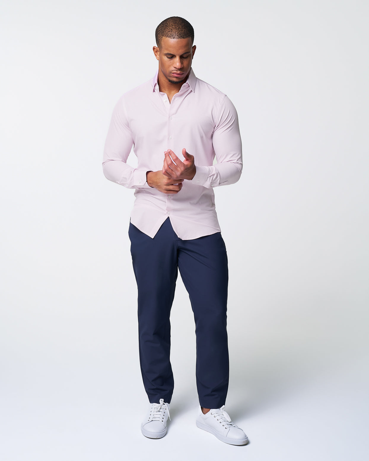 ''The Winchester" Pink Weave - Classic Fit