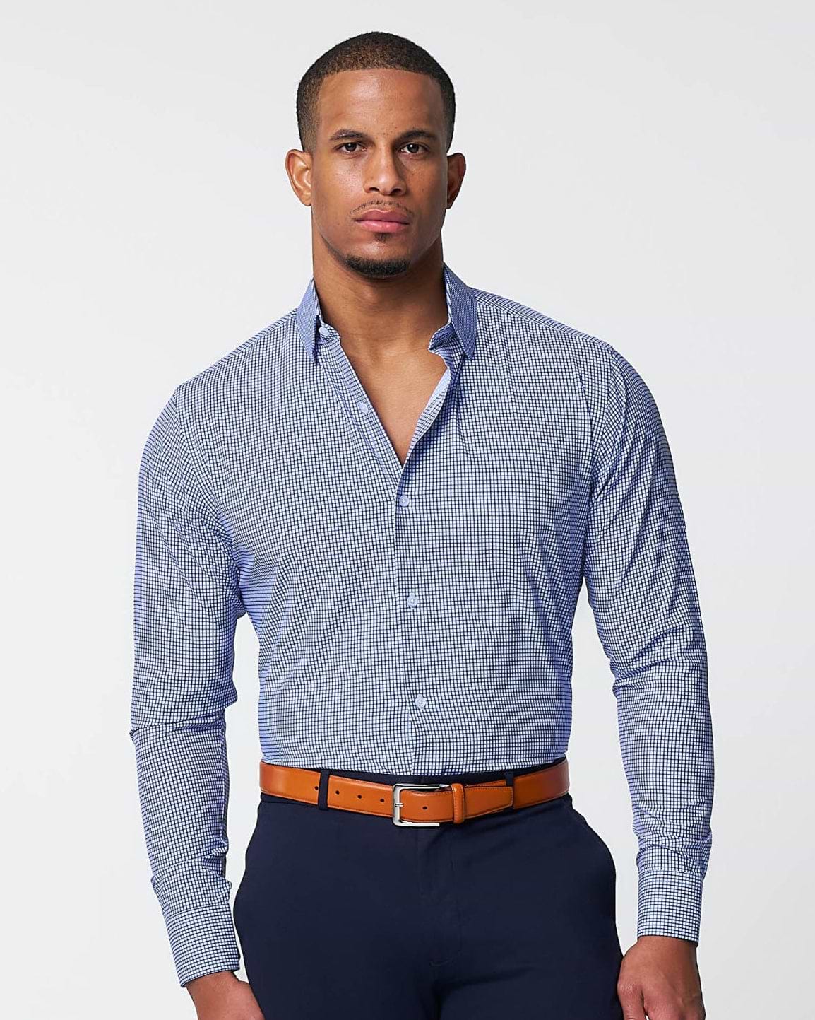 "The Wyndham" Royal Blue & White Square