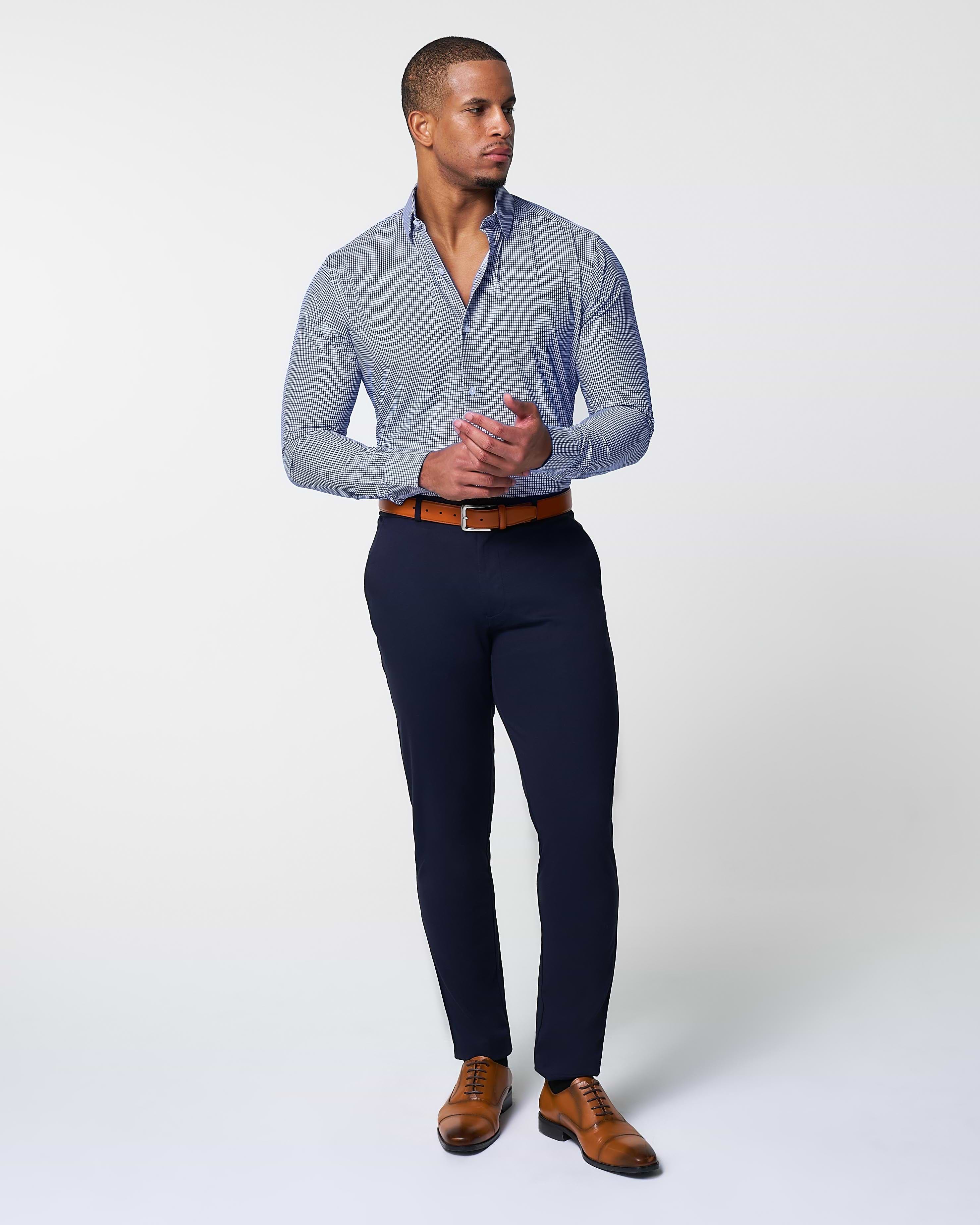 "The Wyndham" Royal Blue & White Square