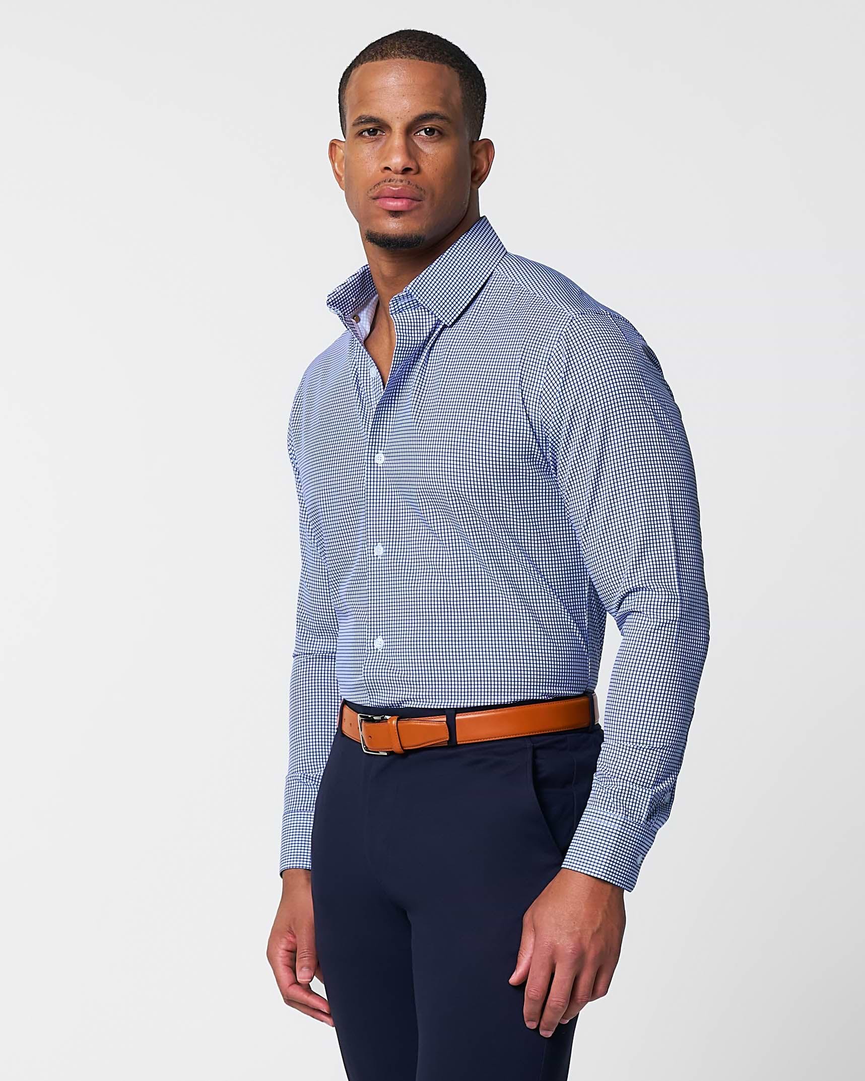 "The Wyndham" Royal Blue & White Square