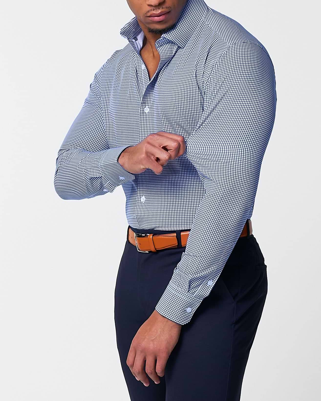 "The Wyndham" Royal Blue & White Square