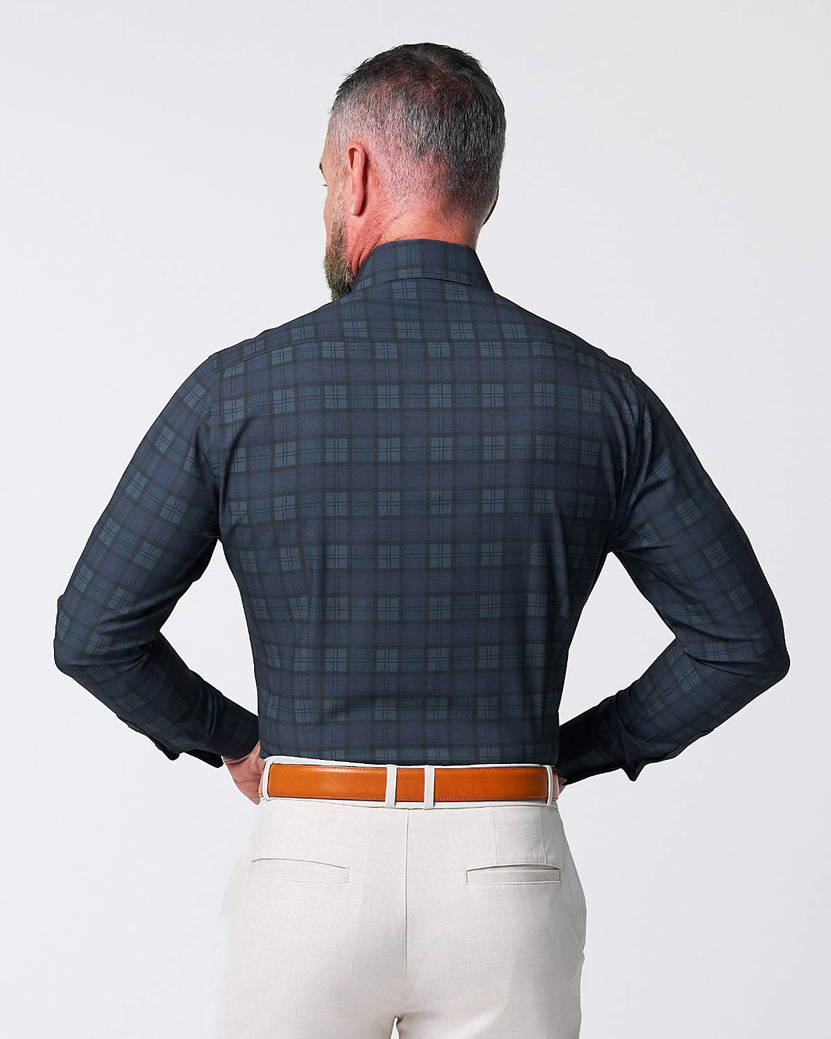 "The York" Navy, Black & Olive Plaid