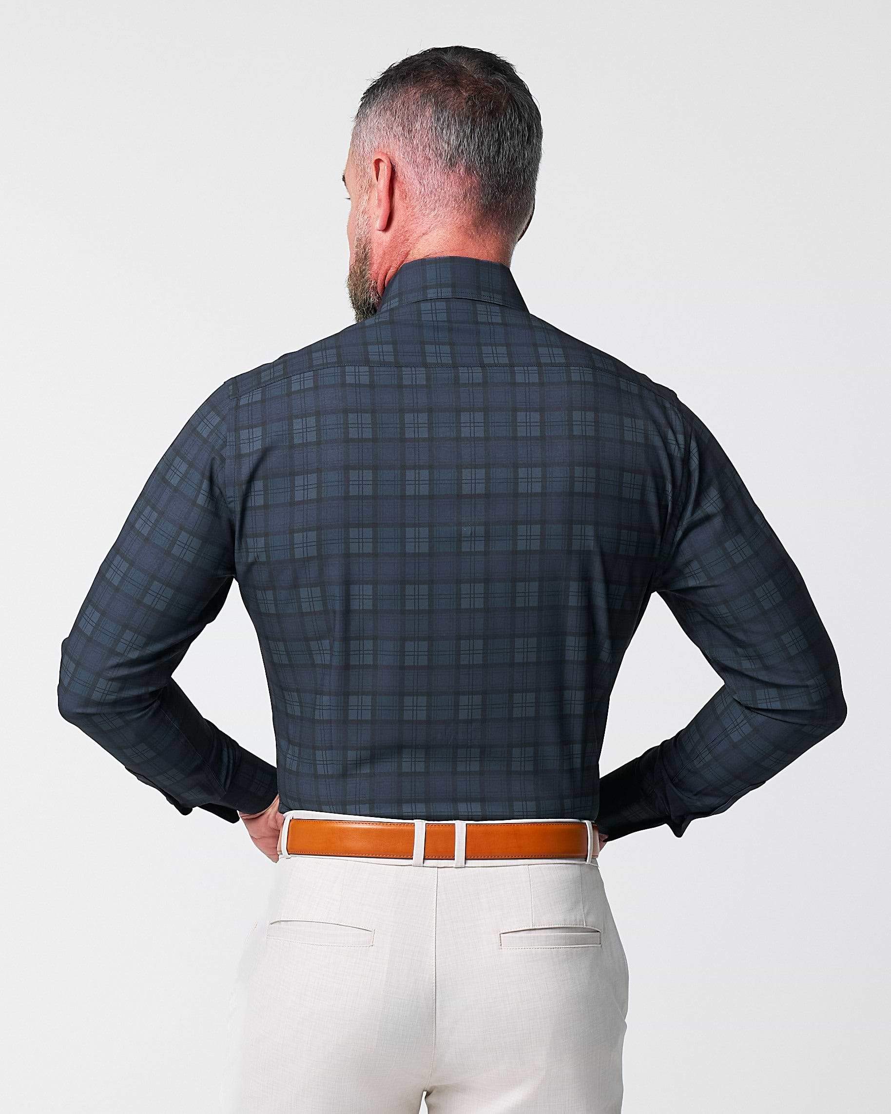 "The York" Navy, Black & Olive Plaid