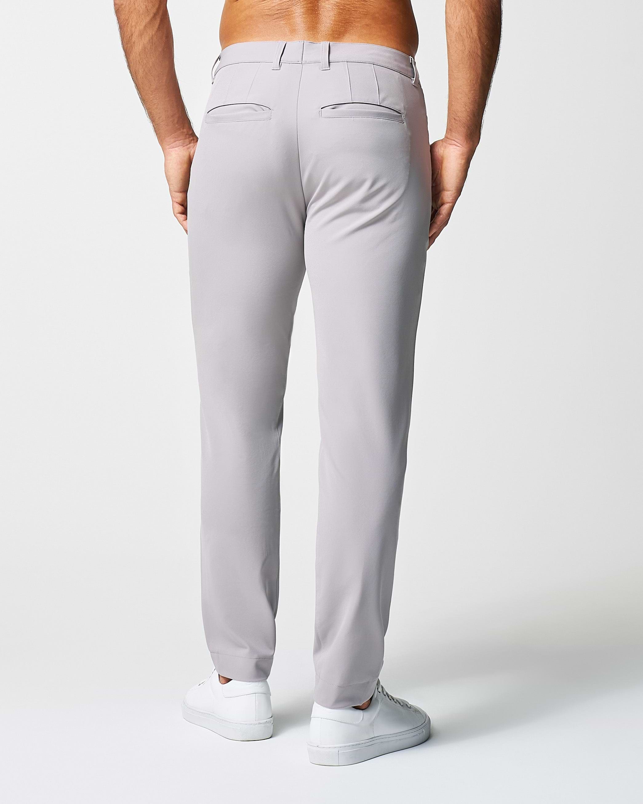 Athletic Fit Stretch Tech Chino - Light Grey