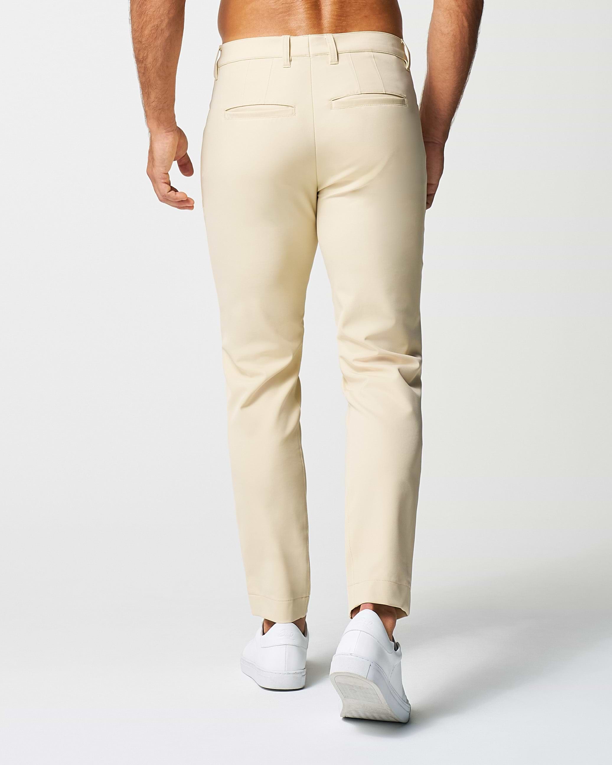Athletic Fit Stretch Tech Chino - Mid Khaki