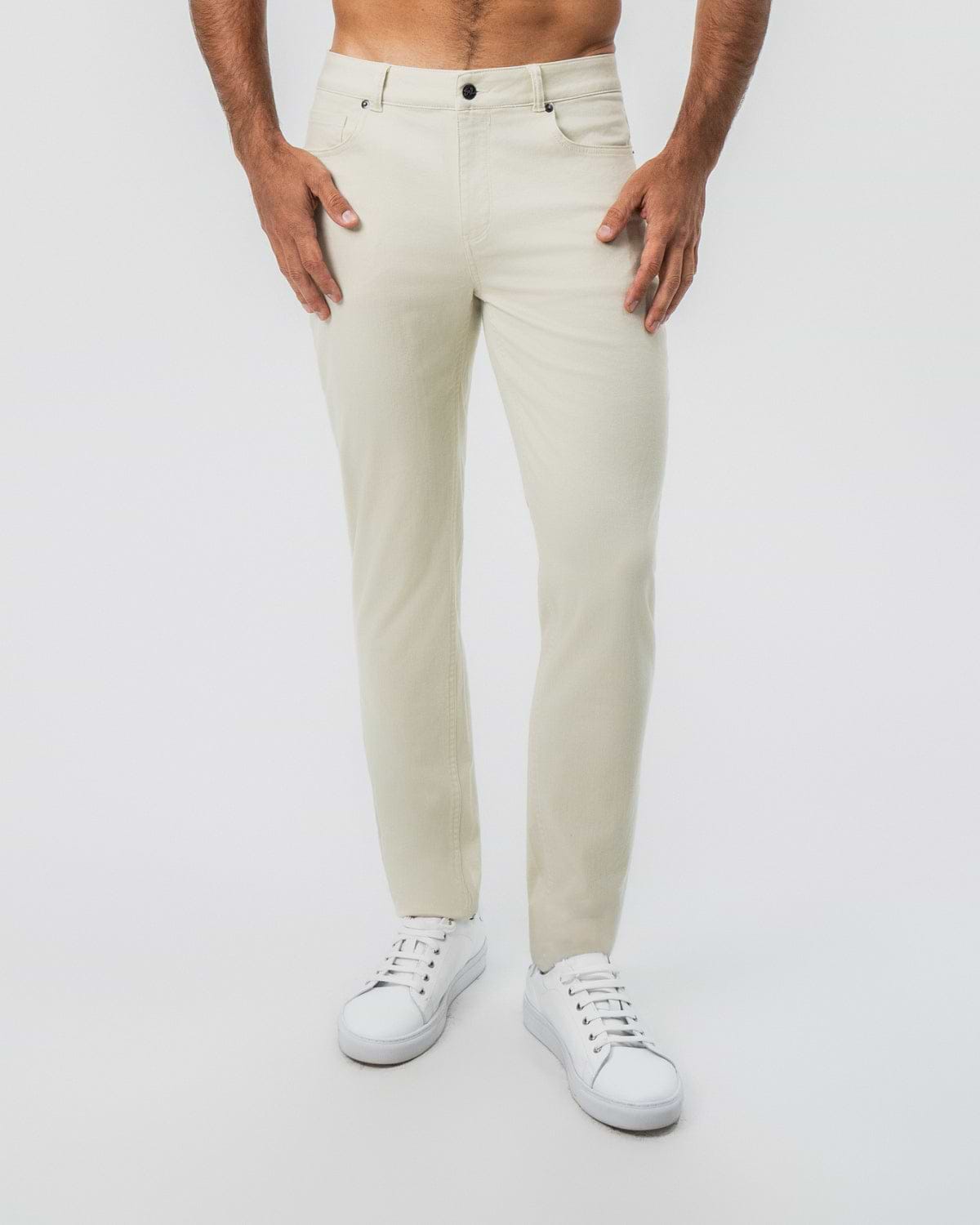 Performance Cotton Twill 5 Pocket Pant - Tan