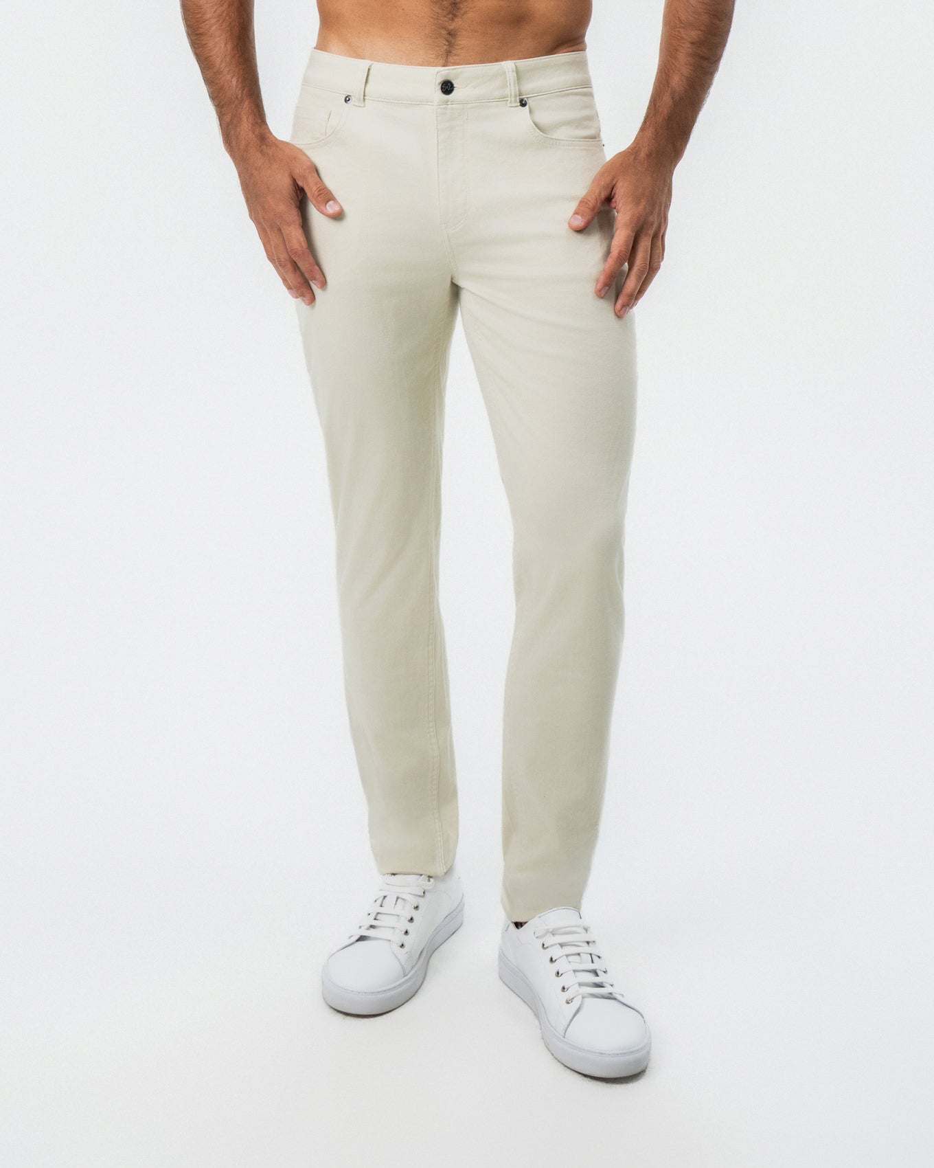 Performance Cotton Twill 5 Pocket Pant - Tan
