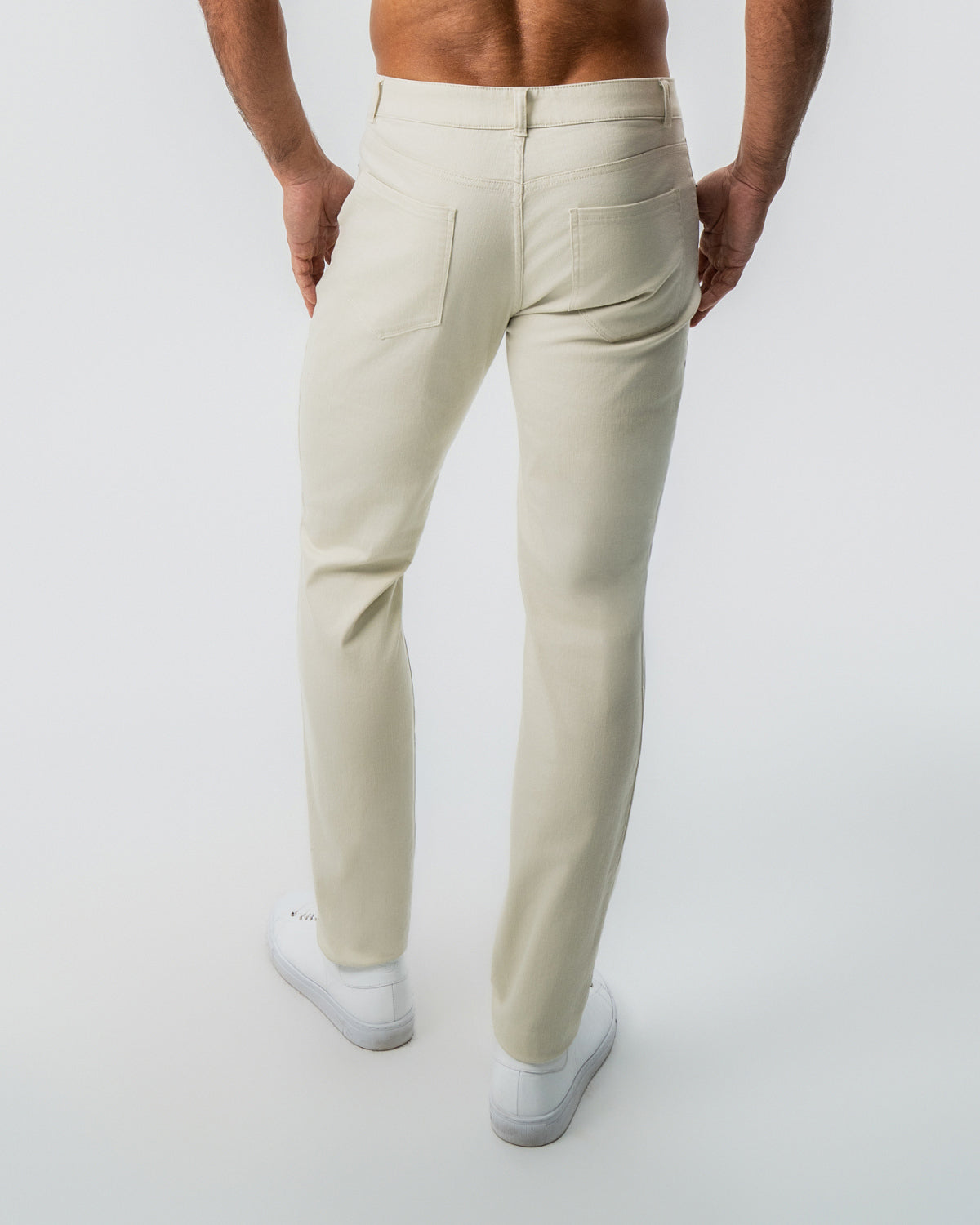 Performance Cotton Twill 5 Pocket Pant - Tan